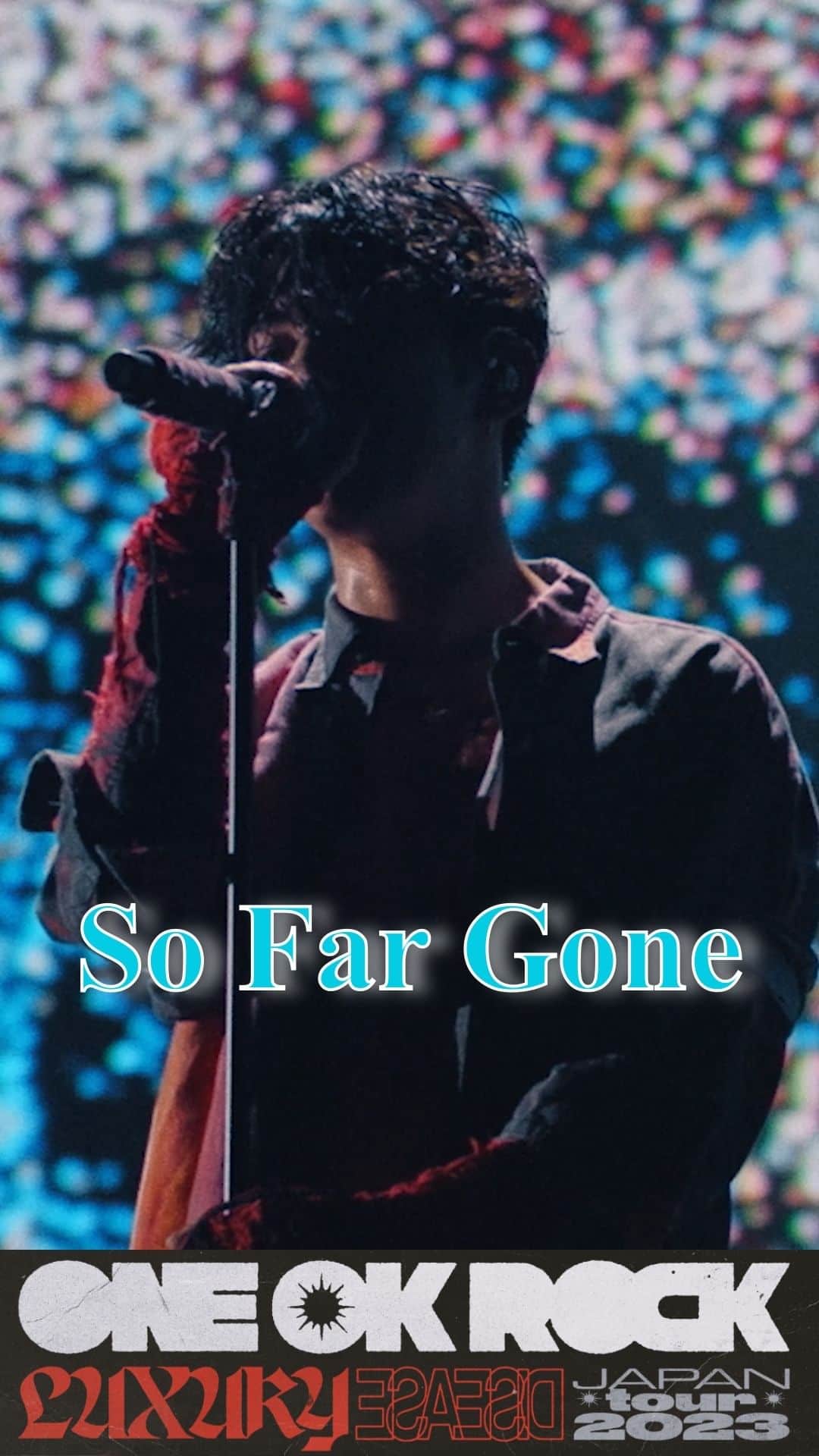ONE OK ROCKのインスタグラム：「So Far Gone [Official Short Clip from "Luxury Disease" JAPAN TOUR]  11/15発売DVD, BDの予約はこちら https://oor.lnk.to/LD_DVDBD #ONEOKROCK #LUXURYDISEASE #tour」