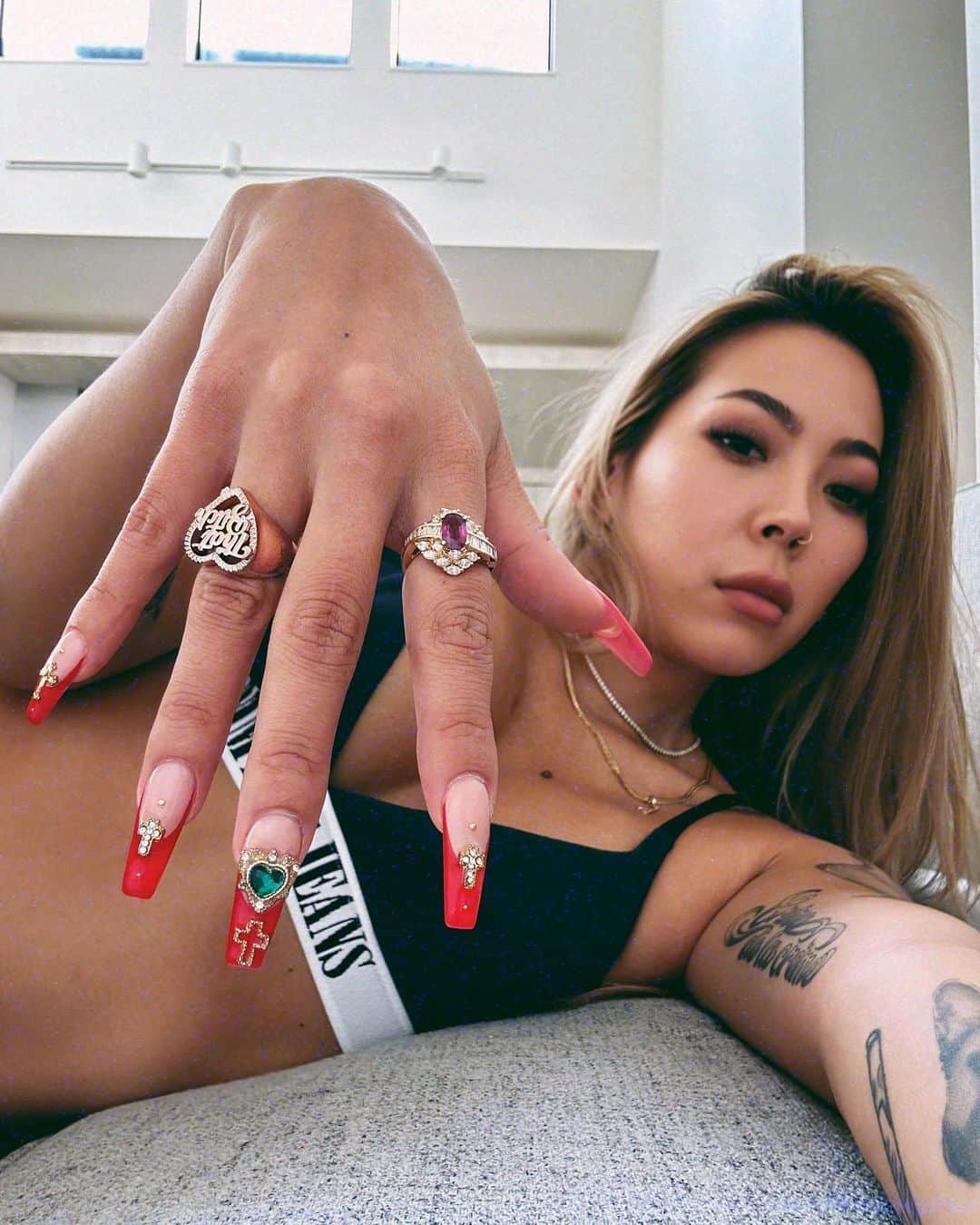 のインスタグラム：「fresh set #minaminails 💅」