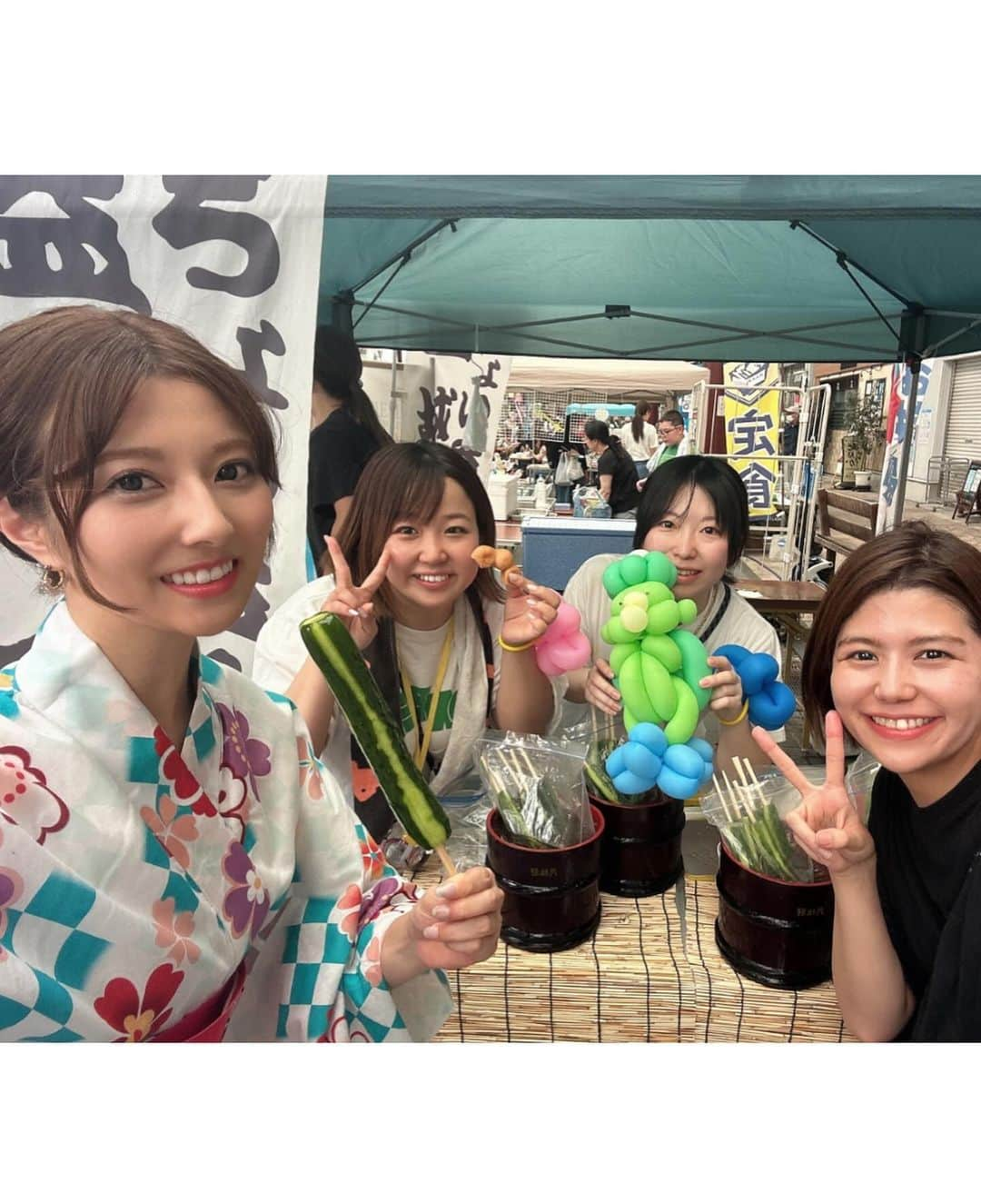 林田雪菜さんのインスタグラム写真 - (林田雪菜Instagram)「夏の思い出🌻健軍夜市の司会🥳 久々に自分で着付けして浴衣着たので投稿に残しておきます！  写真は頂き物ばかり🥹いつもありがとうございます🫶 おかげで投稿できます✨助かります🙇‍♀️  #夏の思い出 #イベント司会 #健軍」10月19日 15時27分 - hayashidayukina