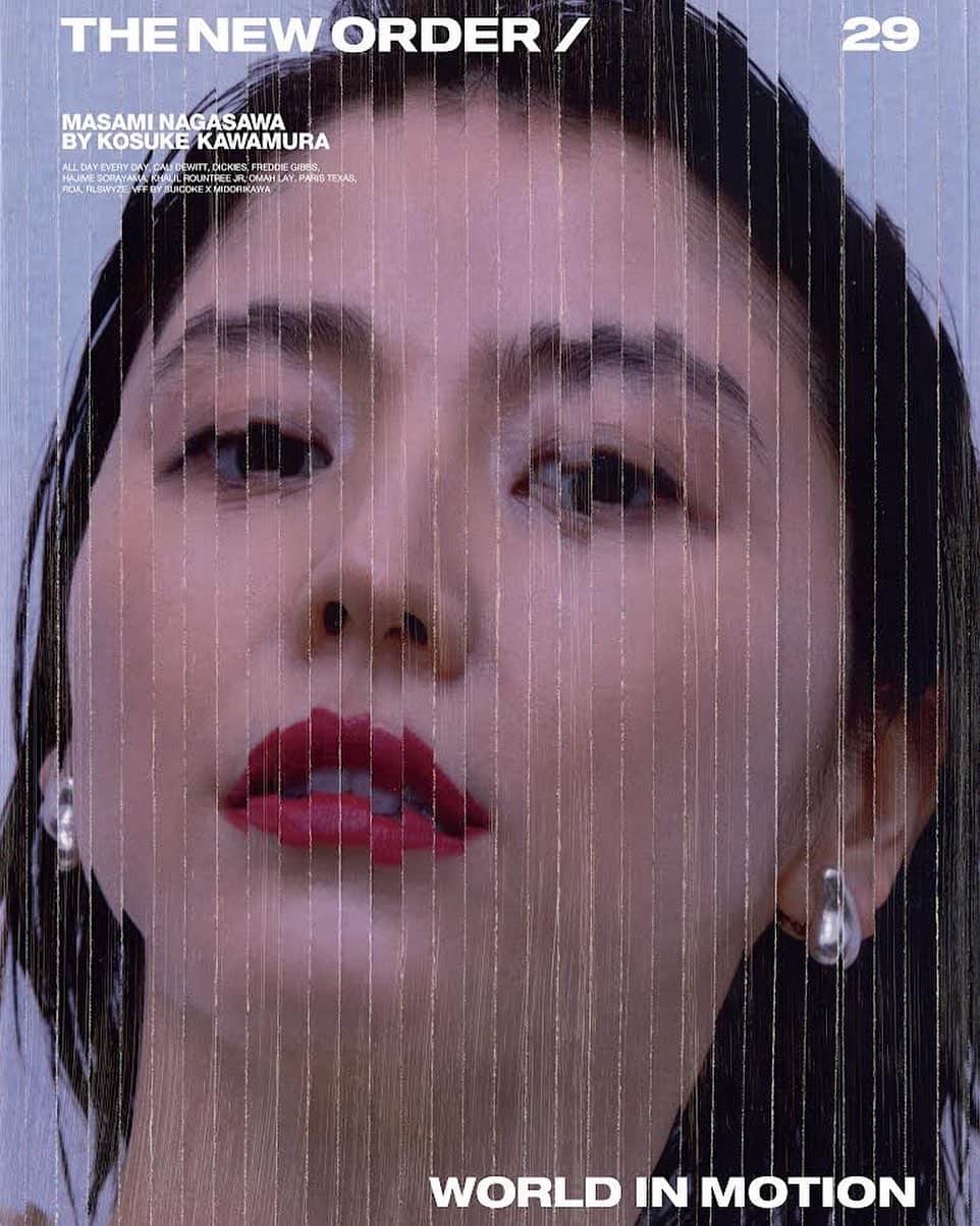 河村康輔のインスタグラム：「THE NEW ORDER ISSUE 29 FEATURING MASAMI NAGASAWA BY KOSUKE KAWAMURA   PRE-ORDER NOW.  @masami_nagasawa  #masaminagasawa  @thenewordermagazine」