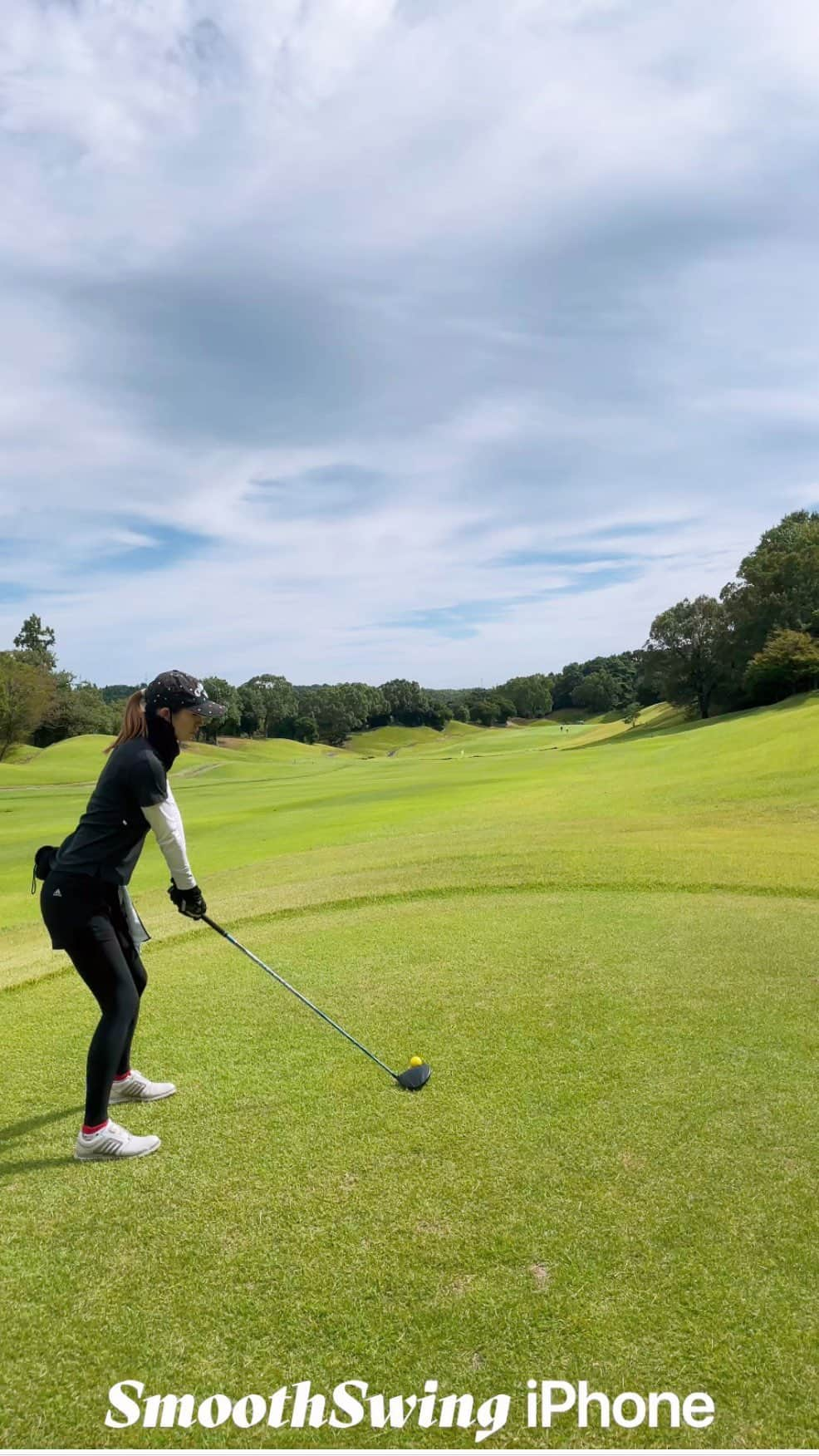 中田有美のインスタグラム：「ドライバーショット動画🏌️‍♀️  最近投稿できてなかったから 時差投稿😂  #ゴルフ女子 #ドライバーショット動画 #ゴルフ動画 #東海ゴルファー」