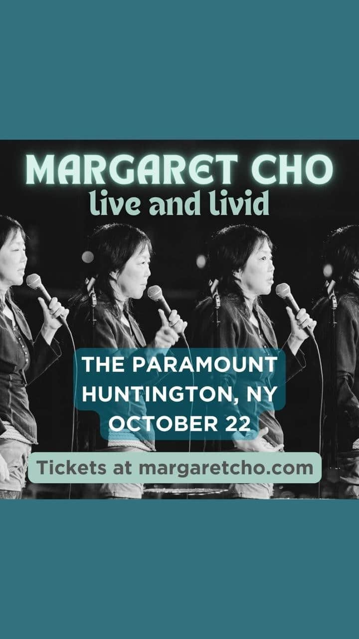 マーガレット・チョーのインスタグラム：「Heading to @theparamountny this Sunday Oct 22! Tickets at MargaretCho.com #liveandlivid」