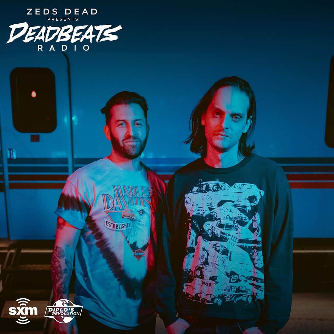 Zeds Deadのインスタグラム：「Deadbeats Radio fam! We’re back on the airwaves! Our show is back on @siriusxm starting tonight and every 3rd Thursday of the month at 9PM EST! Catch our episode tonight on @diplosrevolution channel 52」