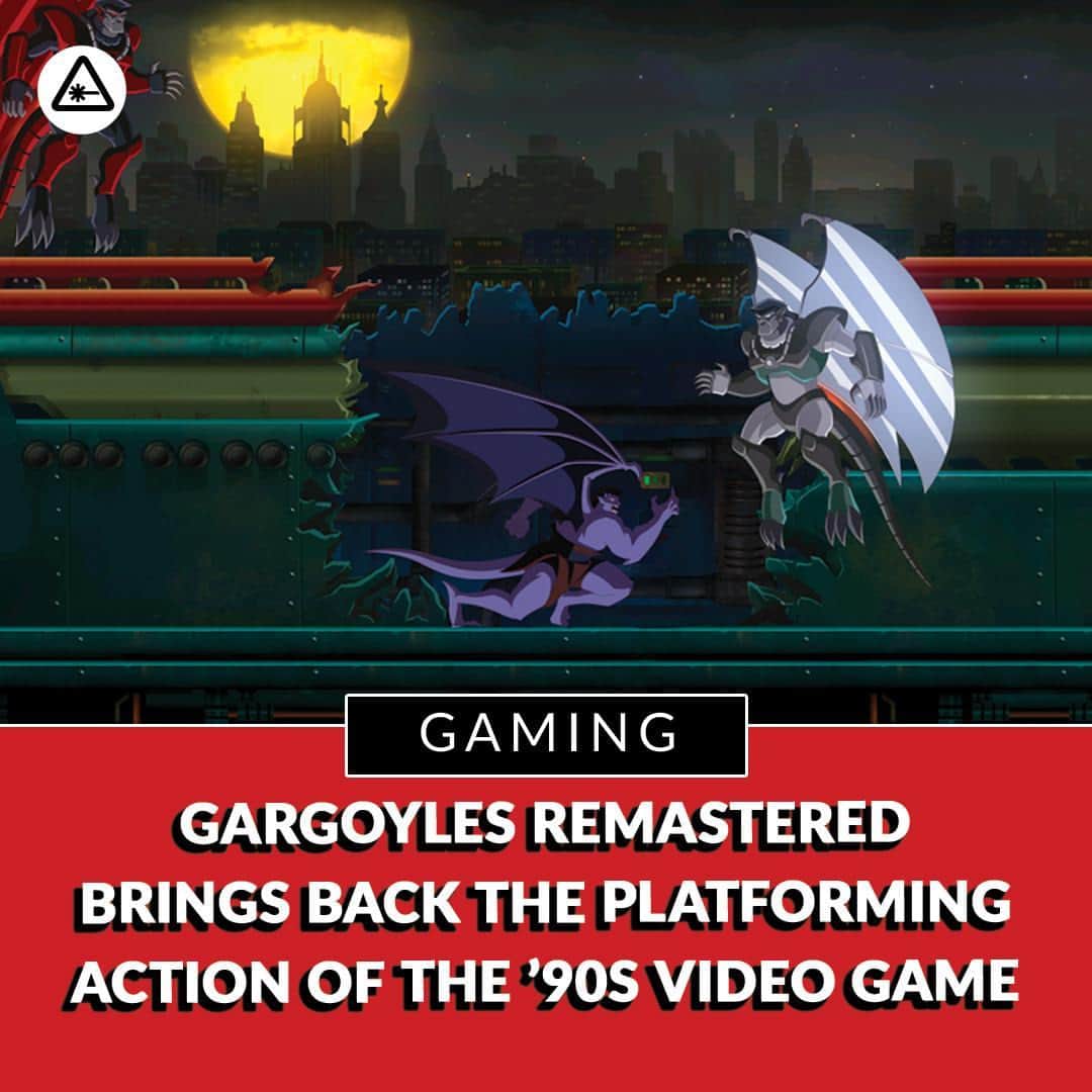 クリス・ハードウィックのインスタグラム：「Hot on the heels of news of a new live-action version, Disney Games has released Gargoyles Remastered, a gussied-up version of the beloved game. We received a review code for the game from Disney Games on the PlayStation 4. It’s never looked better, but it’s still just as hard and fast-paced as it was nearly three decades ago.  details in bio」