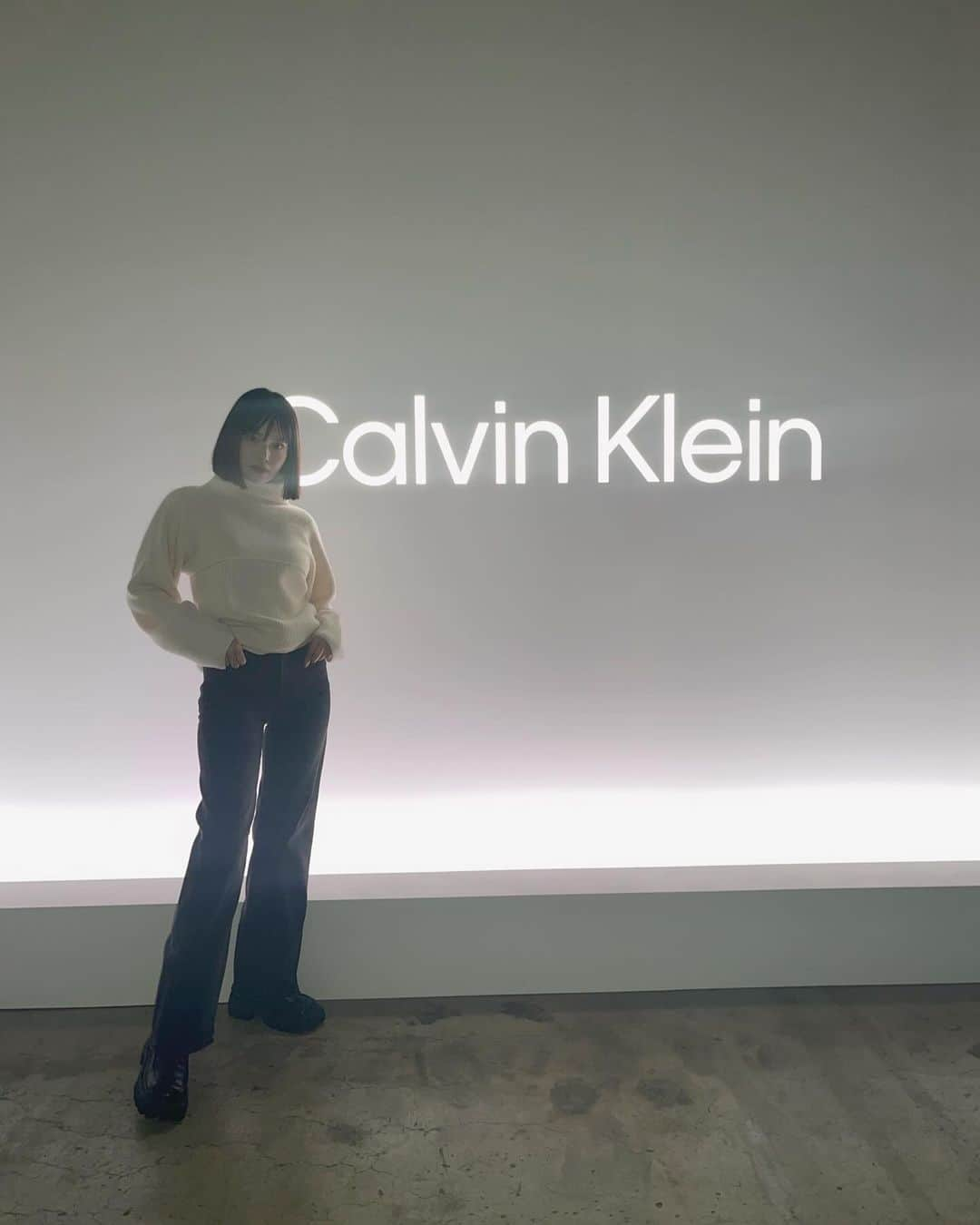 野崎智子さんのインスタグラム写真 - (野崎智子Instagram)「Calvin Klein. "MUSIC MEETS FASHION" にお邪魔させていただきました🤍 Knit&denim @calvinklein   #CalvinKlein  #PR」10月19日 20時09分 - tomoconozaki