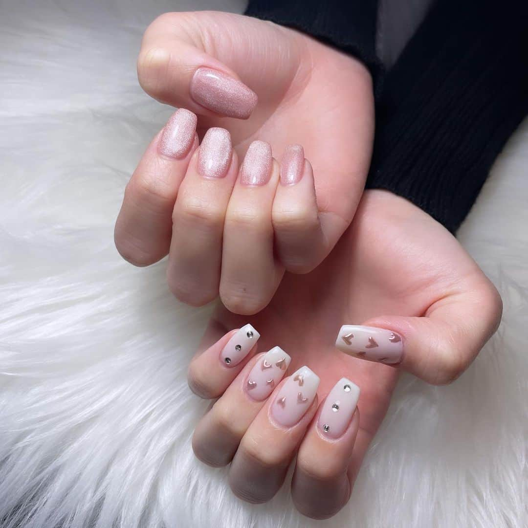 あおいれなさんのインスタグラム写真 - (あおいれなInstagram)「new nailネイル💅🤍💗可愛すぎる🥹🫶」10月19日 20時21分 - aoi_rena_