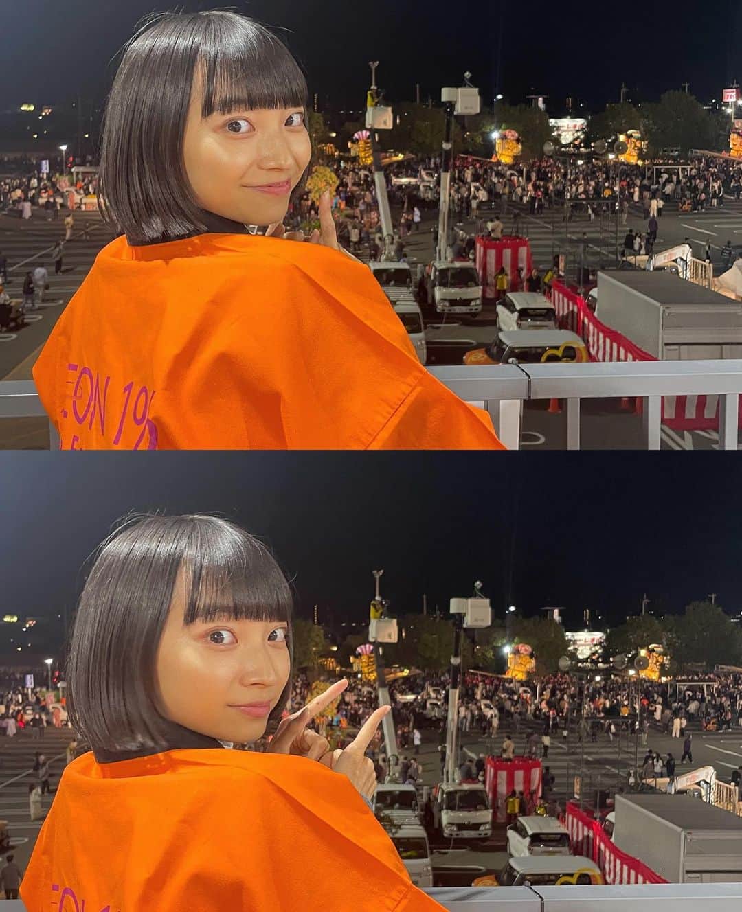 酒井唯菜さんのインスタグラム写真 - (酒井唯菜Instagram)「10.16 新居浜イオンモール22周年「酒井唯菜」トークショー見に来てくださった皆様、ありがとうございました🙇‍♀️  トークショーは人生で初めてのことで、聞き慣れないマイクを通した自分の声に緊張もしましたが、温かく聞いてくださる皆様の表情にとても安心しました。また、アナウンサーの宮嶋さんにも助けていただき、凄く心強くて...楽しく挑めました！！🎤モノマネも３つ程披露したのですが、楽しんでいただけましたでしょうか？😊♡  そして、四国三大祭りの１つ、『新居浜太鼓台祭り-イオンモール新居浜』で太鼓台の審査員も務めさせていただきました✨とても光栄です。どの太鼓台もキラキラ輝いていて素敵過ぎました！心が燃えました！！🔥 楽しい1日をありがとうございました🙇‍♀️  #イオンモール新居浜 #22周年 祭 #イメージモデル  #酒井唯菜  #新居浜  #新居浜市  #新居浜太鼓台  #新居浜太鼓祭り  #秋祭り」10月19日 20時27分 - yuina_sakai_official