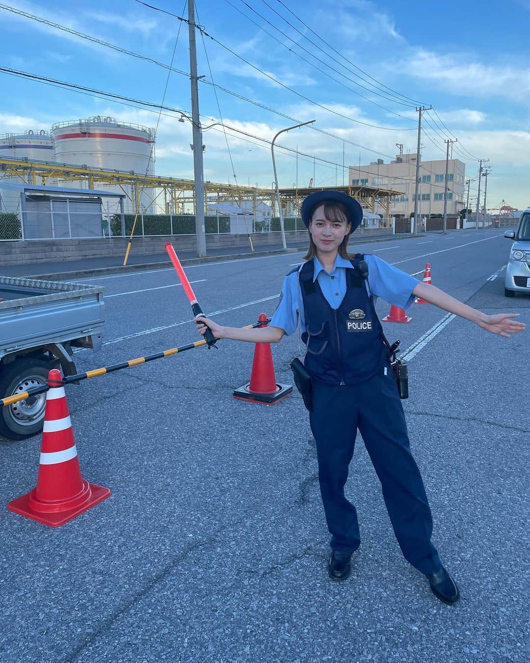 新條由芽のインスタグラム：「. 突破ファイルでした！！！ 告知忘れ😖 申し訳ないです…  TVerで見逃し配信もありますのでぜひ…！🥺  来週の突破ファイルも突破交番に出演します。 お楽しみに♪」