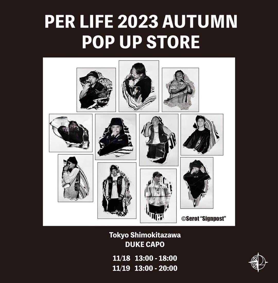 舟平のインスタグラム：「11/18.19の2日間で下北沢にてPOP UP STOREを開催します。 僕も2日間居るので是非遊びに来てくれたら嬉しいです🙇‍♂️」