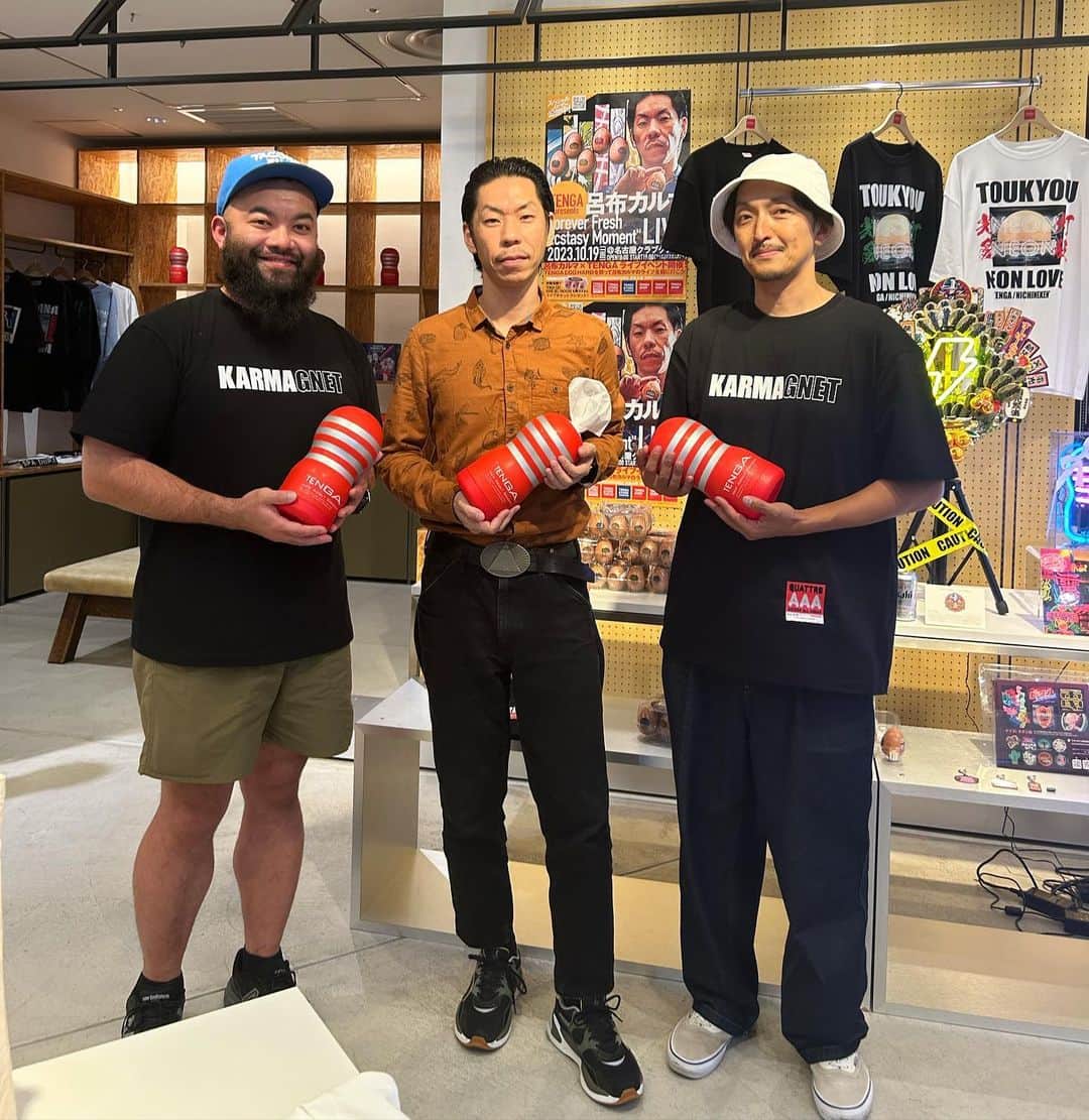 呂布カルマのインスタグラム：「PARCO TENGA POP UP」