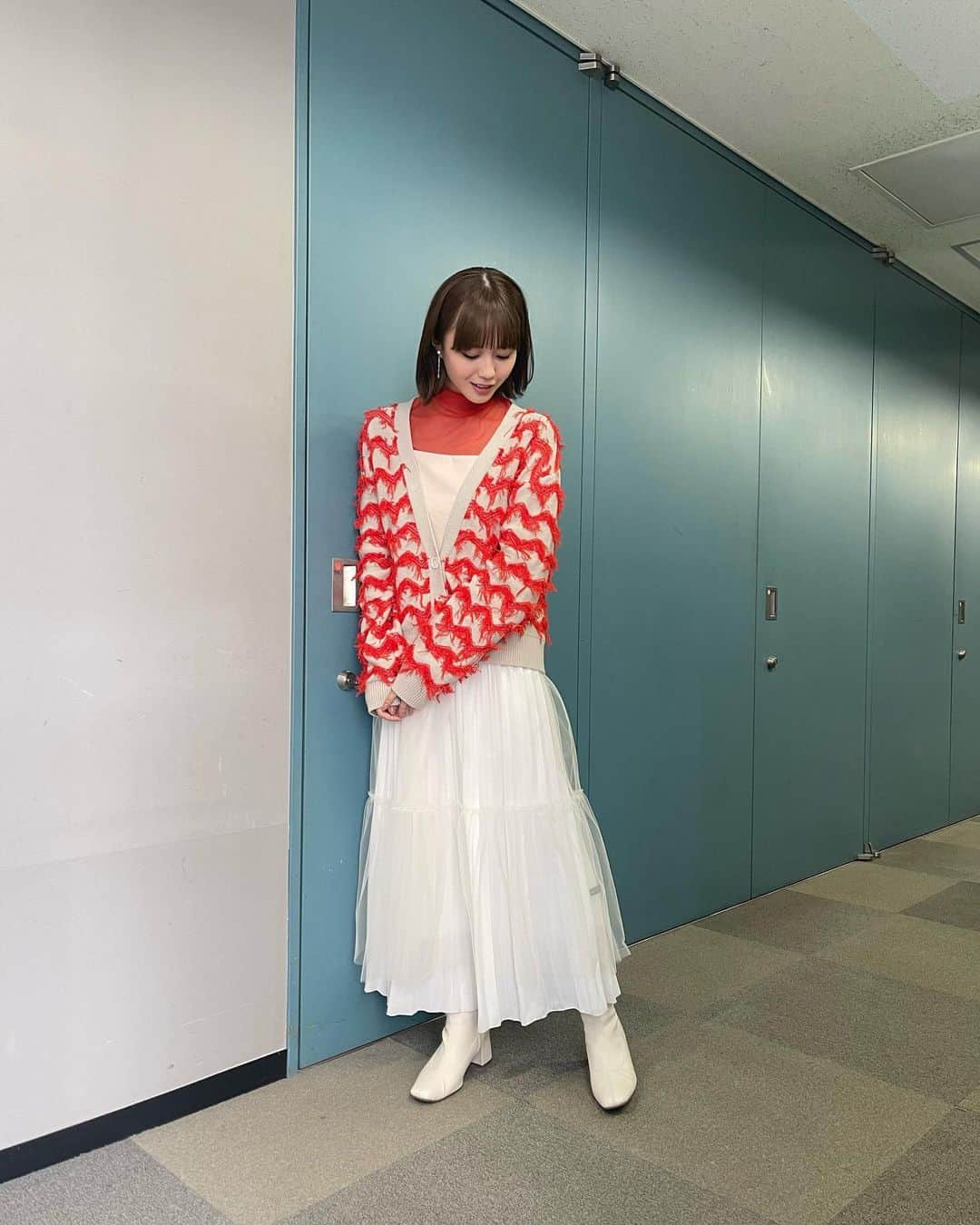 榎本ゆいなさんのインスタグラム写真 - (榎本ゆいなInstagram)「先週もありがとうございました❤️ 　 　 （スタジオ） シアートップス　@marte_vintage  　　　　　　　　@sahara_japon  ニットカーディガン　@garageofgoodclothing_official  ワンピース　@wclosetwearsinc  　 （中継） ブラウス　@american_holic  ボレロ　@_ciaopanic_  　 #王様のブランチ」10月19日 20時54分 - enomoto_yuina