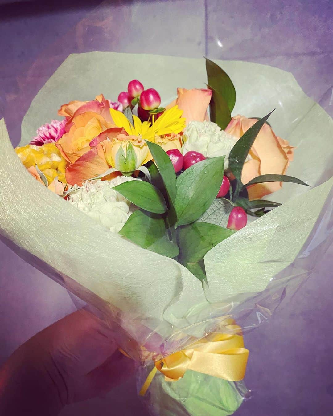 別府貴之のインスタグラム：「お花って嬉しいですね💐 最高でした！！また報告しますー」