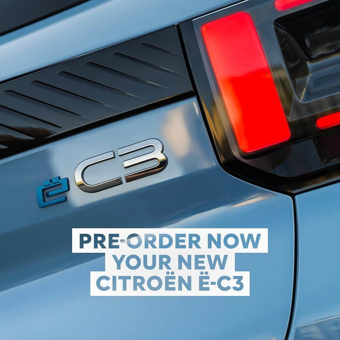 Citroënさんのインスタグラム写真 - (CitroënInstagram)「A new electric era is here. New Citroën ë-C3 all electric, starting from €23,300. Available to pre-order #NewCitroënËC3 #AllElectric」10月19日 21時23分 - citroen