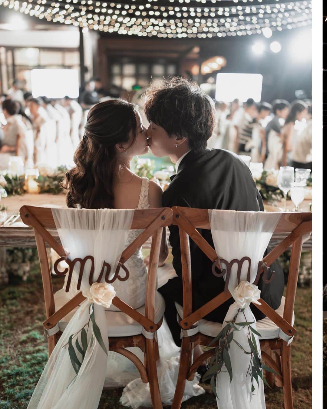 Giann Chanのインスタグラム：「【𝐑𝐞𝐜𝐞𝐩𝐭𝐢𝐨𝐧】 𝑷𝒂𝒓𝒕𝒚 𝒉𝒐𝒔𝒕𝒆𝒅 𝒕𝒐 𝒄𝒆𝒍𝒆𝒃𝒓𝒂𝒕𝒆 𝒕𝒉𝒆 𝒄𝒐𝒖𝒑𝒍𝒆'𝒔 𝒎𝒂𝒓𝒓𝒊𝒂𝒈𝒆.✨ 一直做事都好追求完美  所以婚禮前都有不同朋友告訴我會完美的  不要擔心、不要緊張  就算只有1%意外 都要平常心面對 而我不想抱著期望去做  因為試過好多次拍照都是不期望才最好 直到婚禮當天  還是會擔心所有流程 希望一切順利進行  結果晚宴真的出現不如常情況  電視接近5分鐘沒聲音  煙花在錯的時間放了  換著以前 我一定會好執著這些事就是不完美 但所有guest 都不覺得這是問題  反而好驚喜好開心 而且在他們心目中是完美的 也是以後人生中的記憶點 今天的我也認同了 就像愛情一樣 本來就沒有完美的 只有包容不完美的才是完美  Grand Entrance Gown: @rosa_clara  Afterparty Gown: @dominiss_official  Makeup: @cherryjks @florencia.fanny  Hair: @noey_makeup  Photographer: @flipmaxphotography  Videography: @thecinemabali  Venue: The Surga Villa Estate  #Reception #Bigday #Weddingday #Afterparty #RosaClara #Bali #uluwatu #Ungasan」