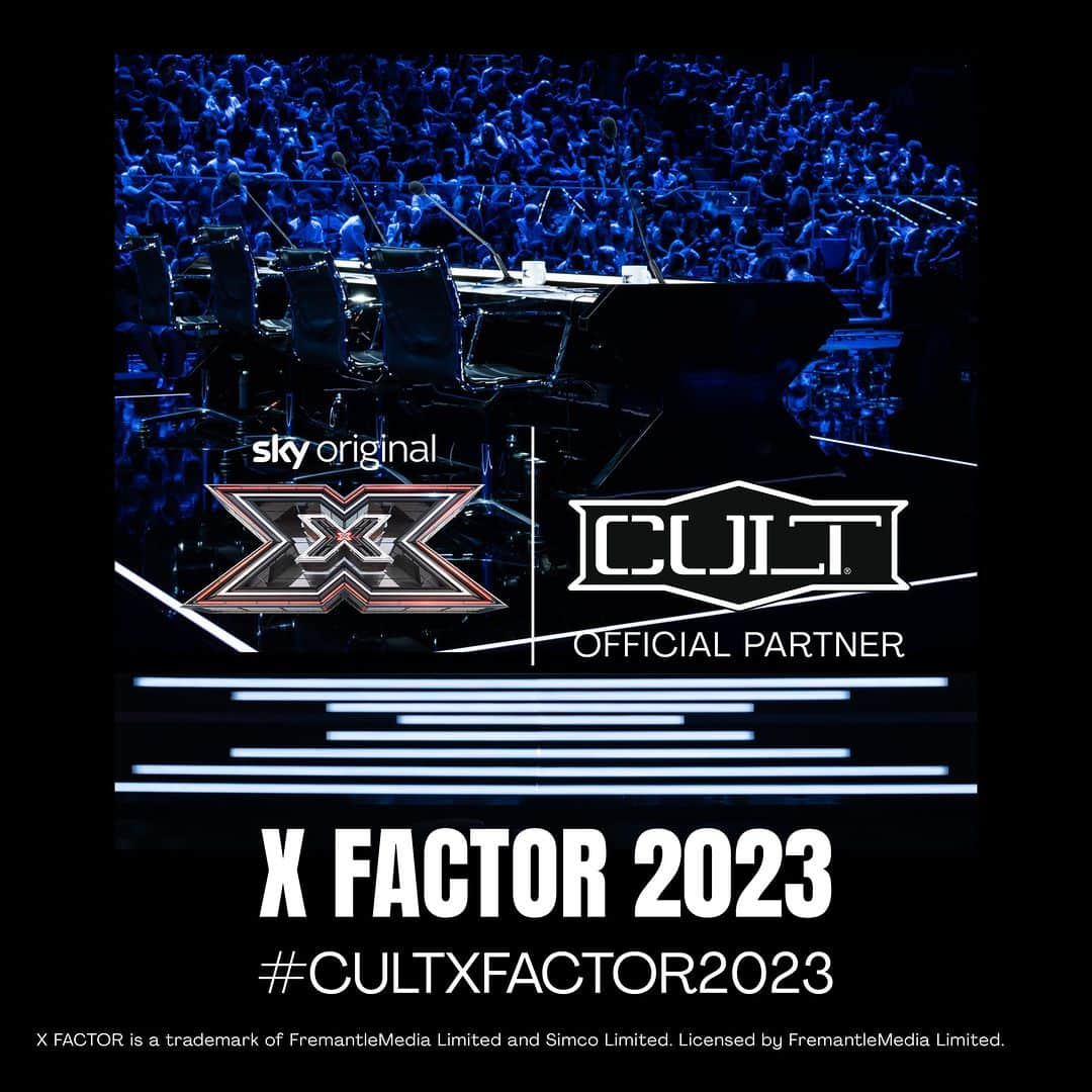 のインスタグラム：「I giochi sono finiti, tutte le squadre sono pronte per affrontare gli Home Visit di #XF2023 di questa sera!  Per il terzo anno consecutivo, CULT si conferma Official Partner di X Factor  Le calzature di Cult, inclusive e aperte a ogni declinazione artistica in nome della libertà personale di espressione, sono il partner perfetto per accompagnare gli artisti dagli Home Visit fino al palco dei Live Show....Stay tuned!  The games are over, all the teams are ready to face, tonight, the Home Visit of #XF2023! For the third year running, CULT confirms its role as Official Partner of X Factor  Cult's footwear, inclusive and open to any artistic declination in the name of personal freedom of expression, are the perfect partner to follow the artists from Home Visit Live Show….Stay tuned!  #cultofficial #cultxfactor23 #XF2023 #Shoes #boots」