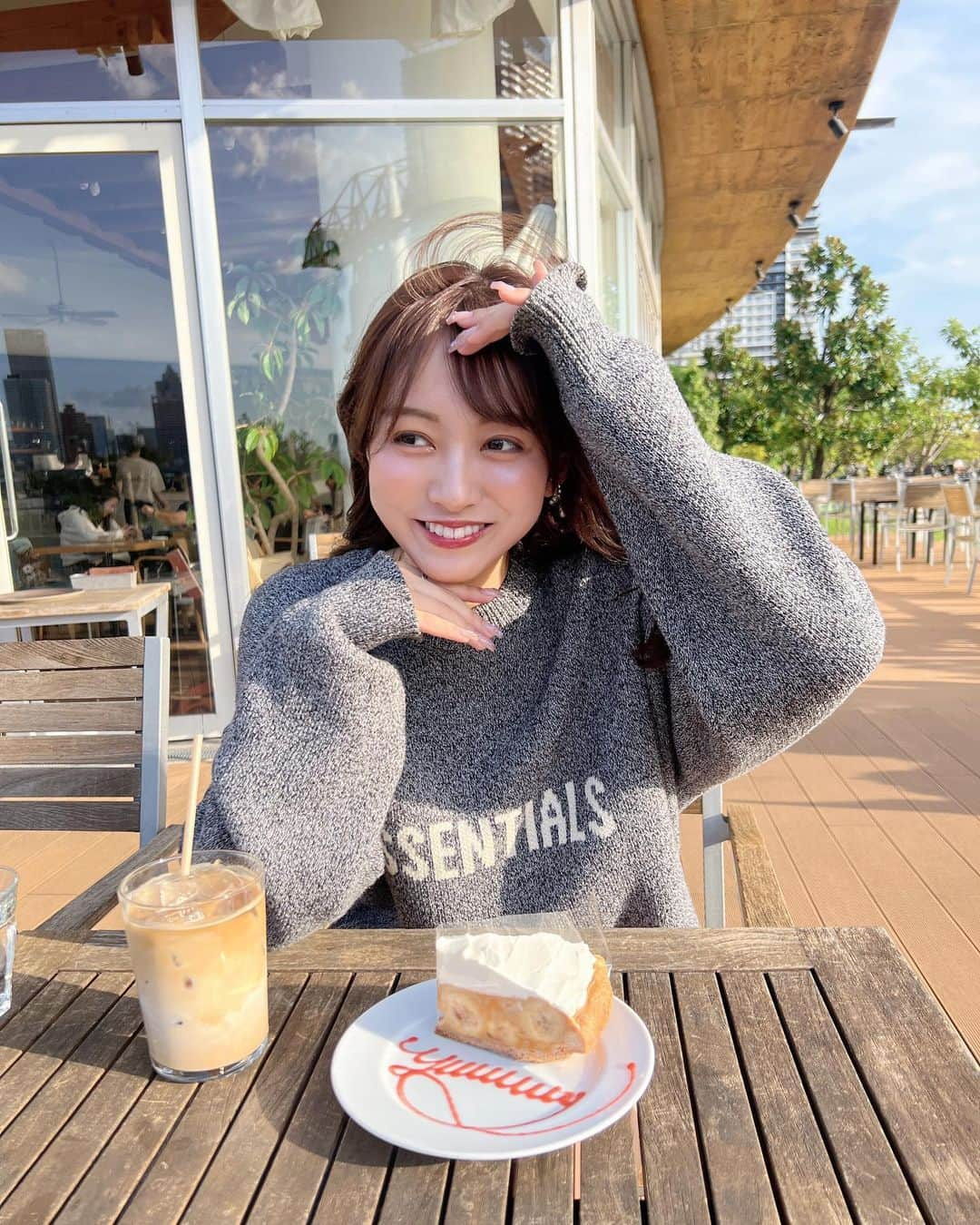 三田萌日香のインスタグラム：「. . . yummy☺️ . . . . . . . . . . #アイオケ #アイドル #japaneseidol #japanesegirl #idol #girl #fff #fypシ #カフェ #🍰 #ロンハーマンカフェ #ronhermancafe #cafe #東京カフェ」