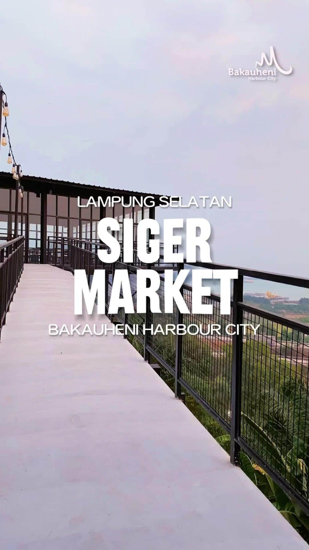 のインスタグラム：「Buat warga bhc yang sempet tanya ke mimin buat buka tenant di Siger market tuh gimana, klian bisa cek tutorial nya di video ini yaa 🤩  #wisatalampung #lampung #bakauheniharbourcity」