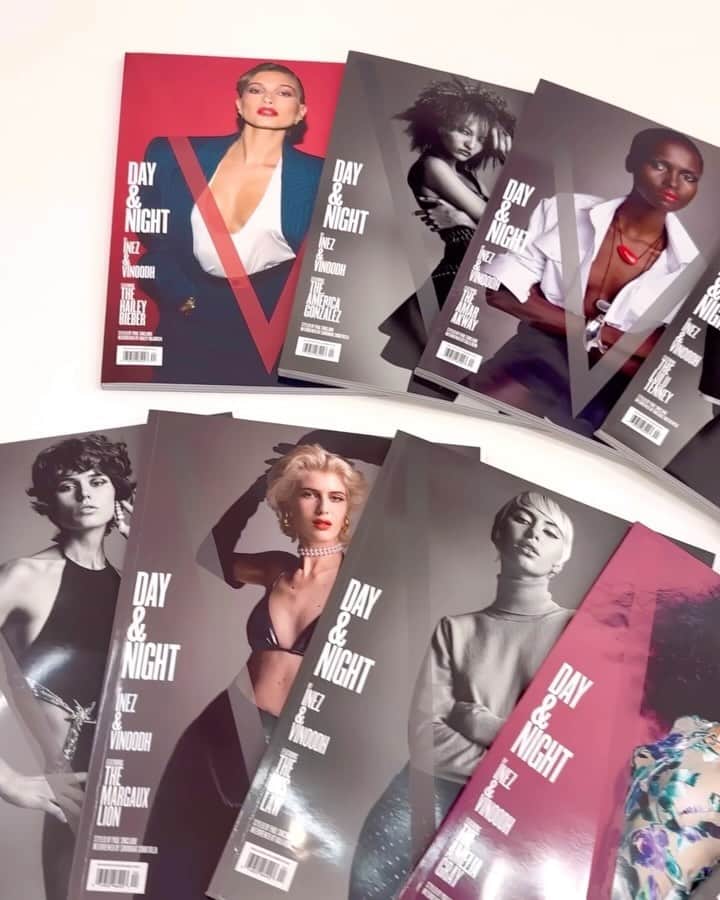 V Magazineのインスタグラム：「🚨Attention—Did you get your hands on a copy of our V144 fall issue yet?  Head to shop.vmagazine.com (link in bio) to score @inezandvinoodh’s model parade, starring some of the leading faces in the modeling industry today such as @haileybieber, @ameliagray, @raquel_zimmermann, @lirisaw, and many more, before it goes into our archive vault!」