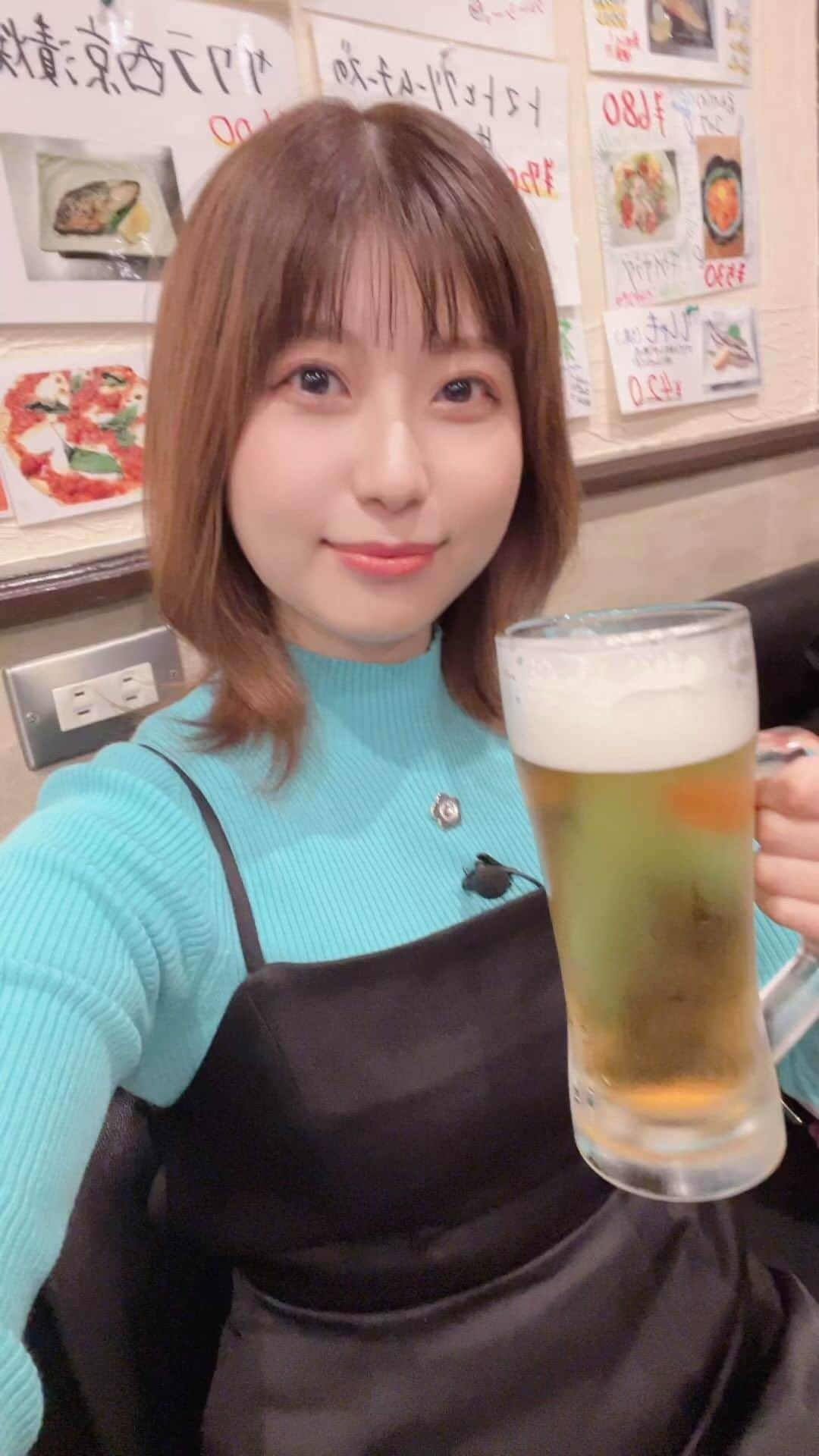 天野麻菜のインスタグラム：「ビール女子。3635」