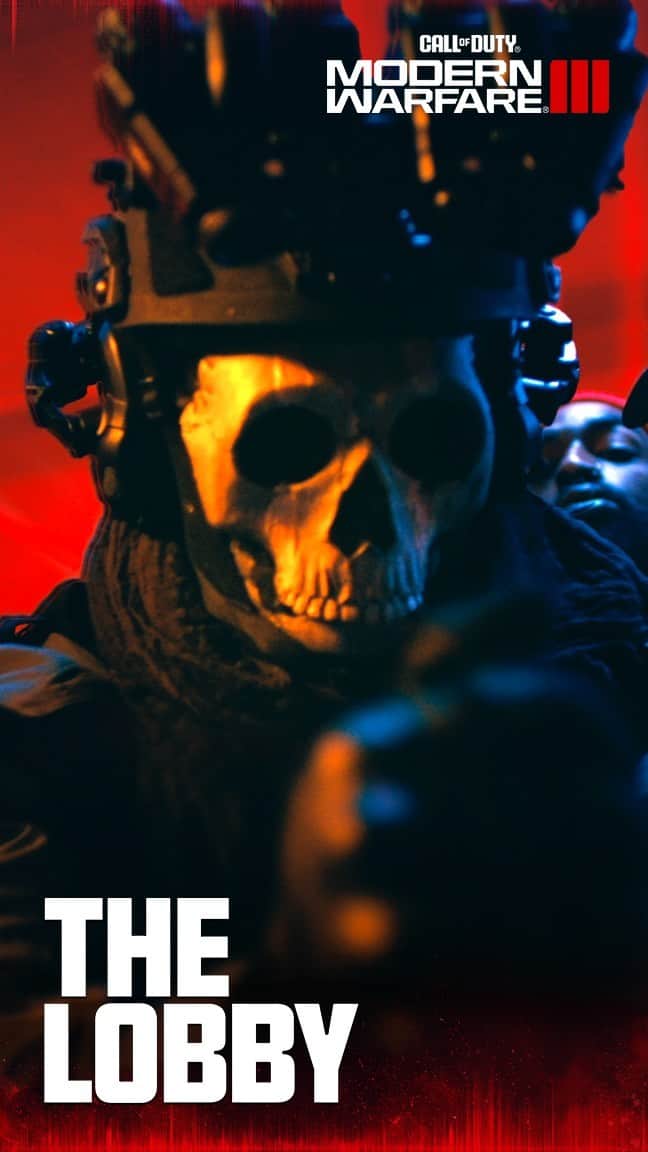 のインスタグラム：「Welcome to The Lobby.  Ready up and pre-order Modern Warfare III for Campaign Early Access #MW3」