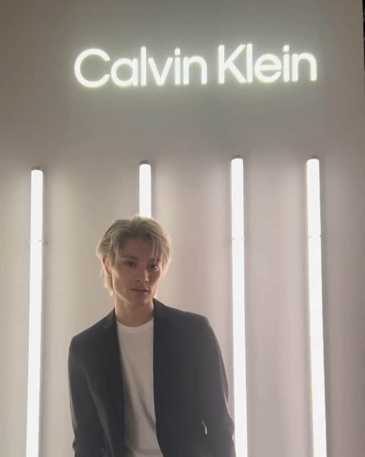 上村謙信/KENSHINのインスタグラム：「Calvin Klein グローバルイベントに参加させていただきました。  ありがとうございました!!  #CalvinKlein #PR」