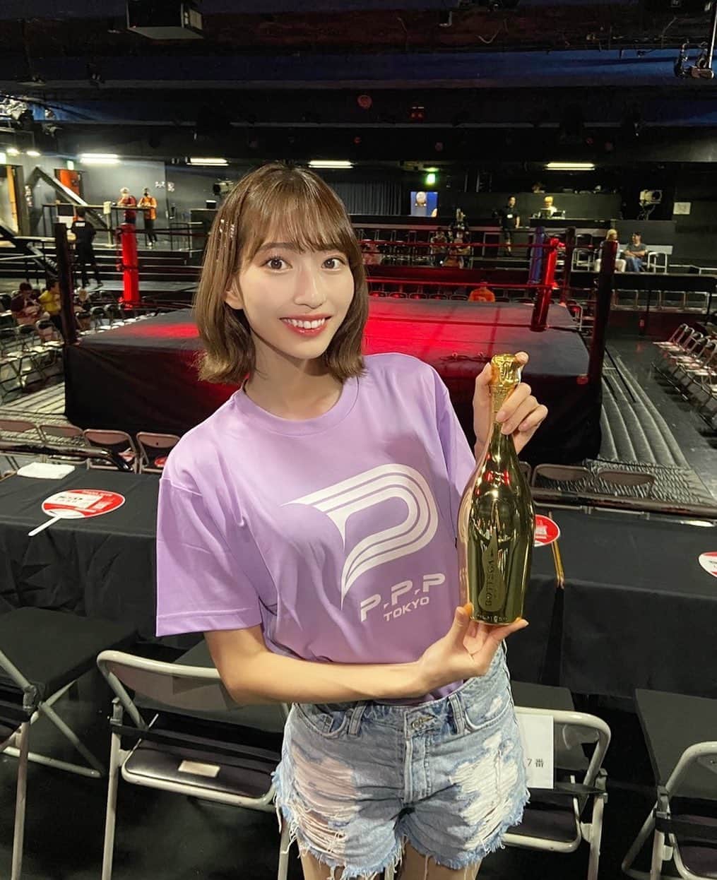 早川みゆきさんのインスタグラム写真 - (早川みゆきInstagram)「2023.9.21  プロレスドリンクガールをさせていただいた時の🥂✨  #ppptokyo」10月19日 23時19分 - miyuki_hykw