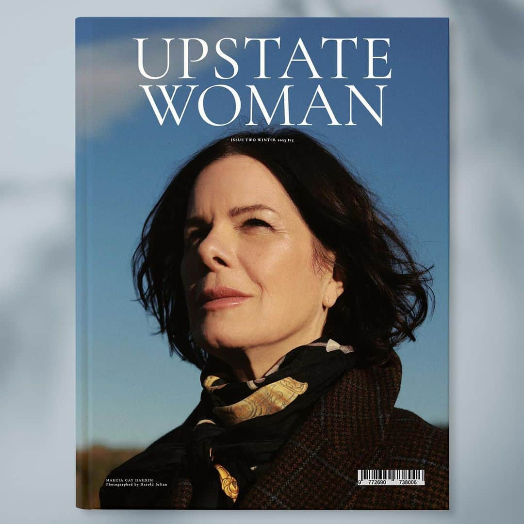 マーシャ・ゲイ・ハーデンのインスタグラム：「We are thrilled to introduce the upcoming arrival of #UpstateWoman No. 2 on December 1st, showcasing the iconic actor #MarciaGayHarden @mgh_8 as our cover muse, among other amazing women.   Secure your copy by preordering today, as quantities are limited. Visit the link bio for details.   Special thanks to the dream team:  Cover @haroldjulian  Beauty @rebeccaalexandermakeup  Hair @kazunori__ueda  Style @isewhitestylist  Writer @starwix  BTS @mikalagallophoto  Editor @nhimundy」