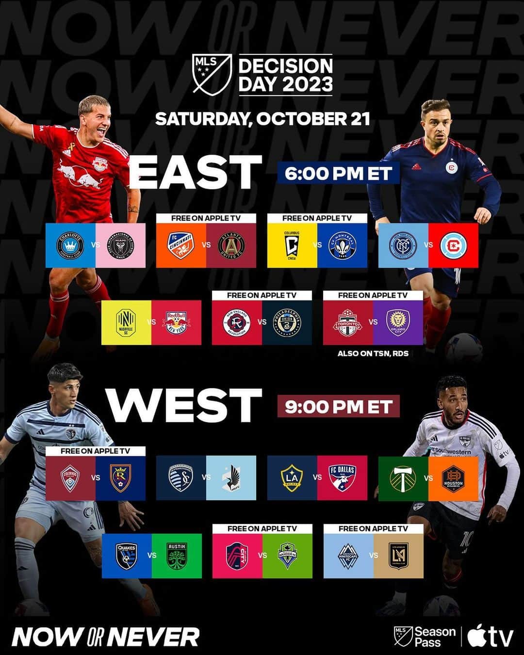Major League Soccerのインスタグラム：「Embrace the chaos. Decision Day is coming. 🙌」