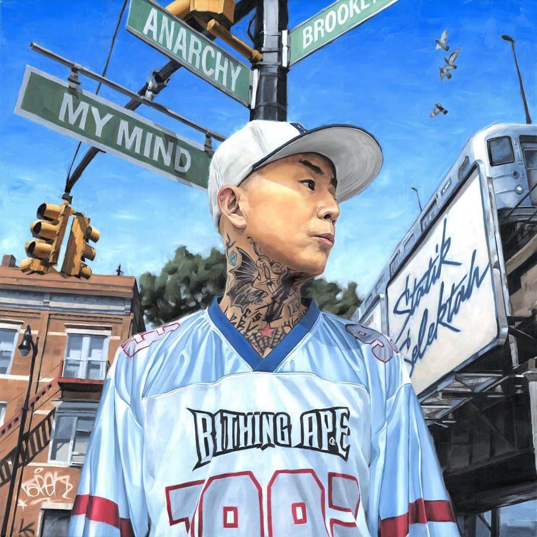 ANARCHYのインスタグラム：「やっとみんなに聴かせられるよ♪ NYで作ったEP 「My Mind」 produceは全曲statik selekt!!!! @statikselekt  Check it out now💣  1.Light up 2.Reach feat. @yonkerscosa  3.Brooklyn 4.Pass the mic」