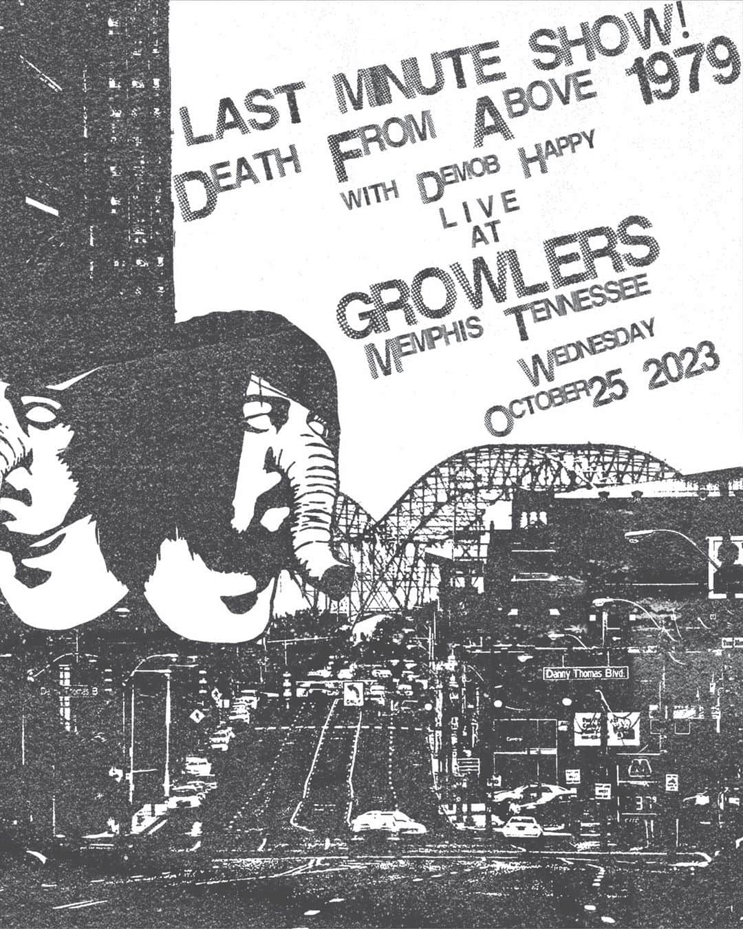 Death from Above 1979のインスタグラム：「LAST MINUTE SHOW! We're playing @901growlers  in MEMPHIS on October 25th w/ @demob_happy   on-sale: Friday October 20th  deathfromabove1979.com/SHOWS」