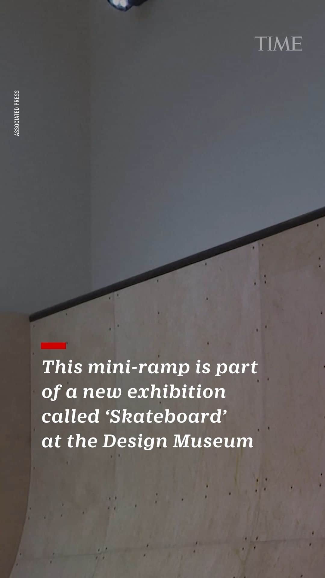 TIME Magazineのインスタグラム：「London skateboarders can now ride a ramp inside a museum」