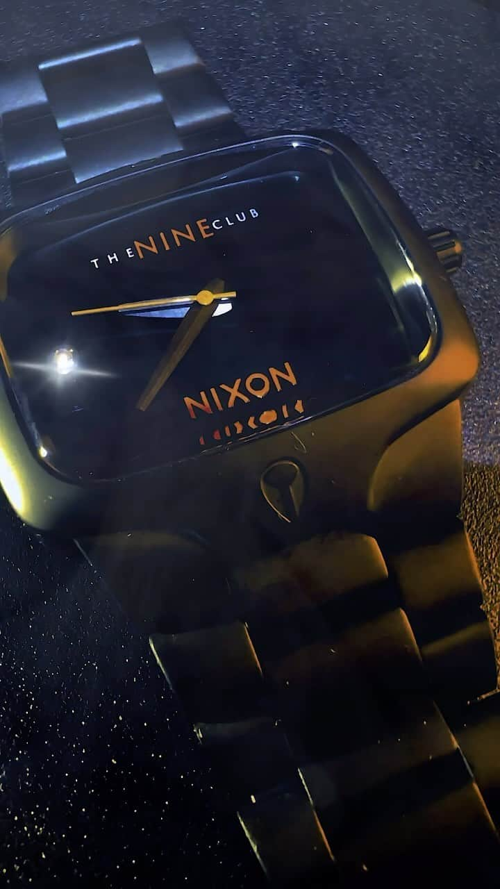 ニクソンのインスタグラム：「The Nine Club X Nixon Player watch! Now available on TheNineClub.com Only 100 made!」