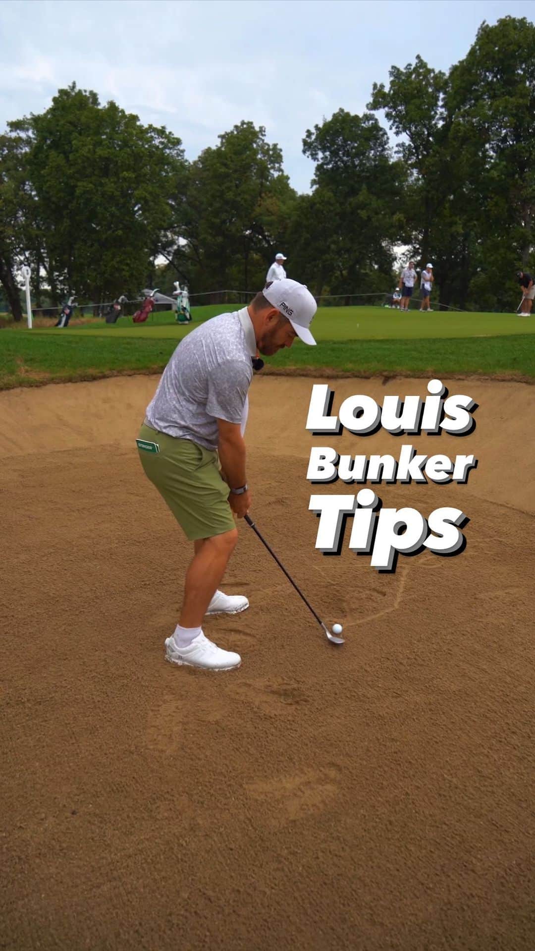 ルイ・ウーストハウゼンのインスタグラム：「Celebrating Louis Birthday with a bunker tip from the man himself - Happy Birthday Captain 🥳🏌️‍♂️   #LIVGolf #StingerGC」