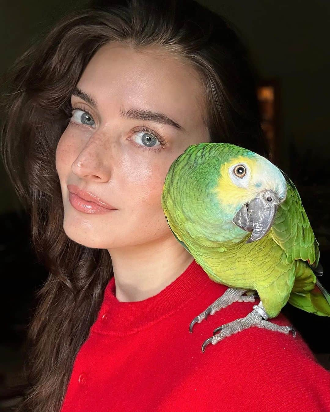 ジェシカ・ジェーン・クレメントさんのインスタグラム写真 - (ジェシカ・ジェーン・クレメントInstagram)「If there’s one thing Picasso loves, it’s serving face 🦜👁️👄👁️🦜」10月20日 2時14分 - jessicaclements