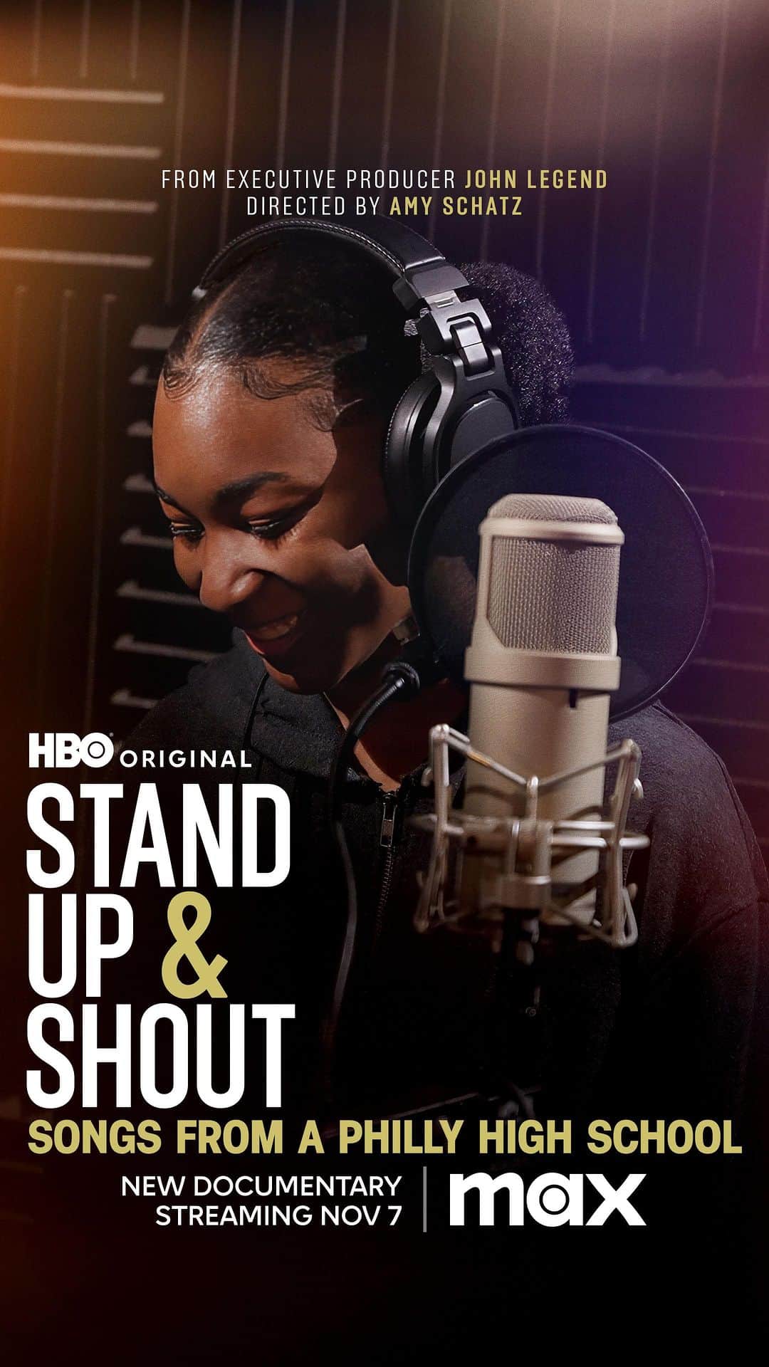 ジョン・レジェンドのインスタグラム：「"Anything is possible when you put your heart into it.”  Delighted to share Stand Up & Shout: Songs From A Philly High School, premiering November 7th.」