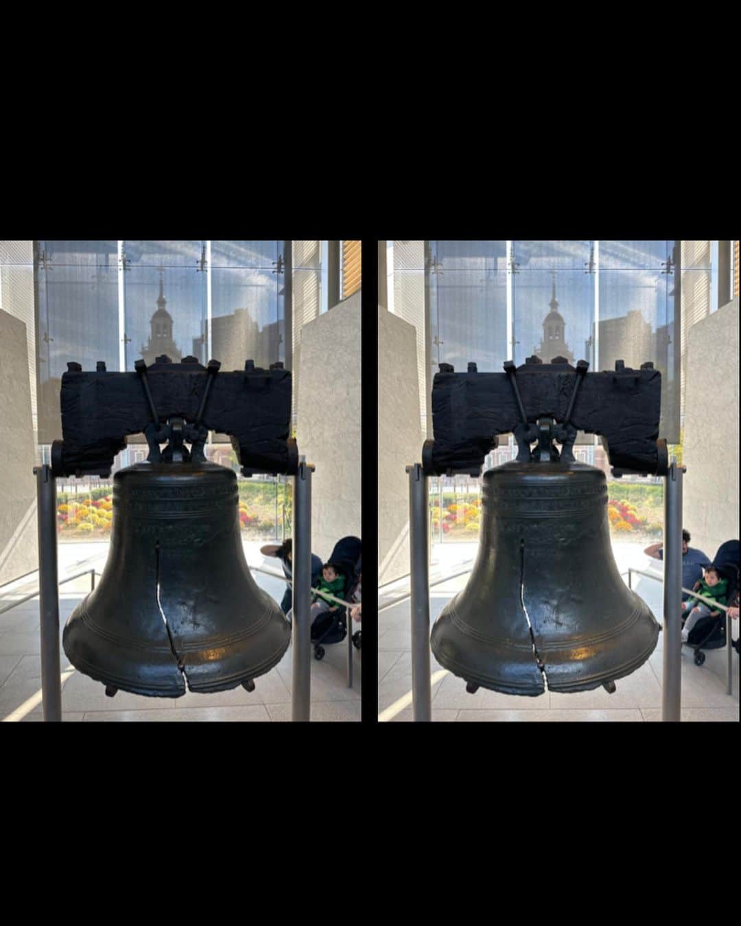 ブライアン・メイさんのインスタグラム写真 - (ブライアン・メイInstagram)「Being a tourist ! Liberty Bell was calling ! Stereo opportunities !!! Love #philadelphia PA —- Bri」10月20日 2時35分 - brianmayforreal