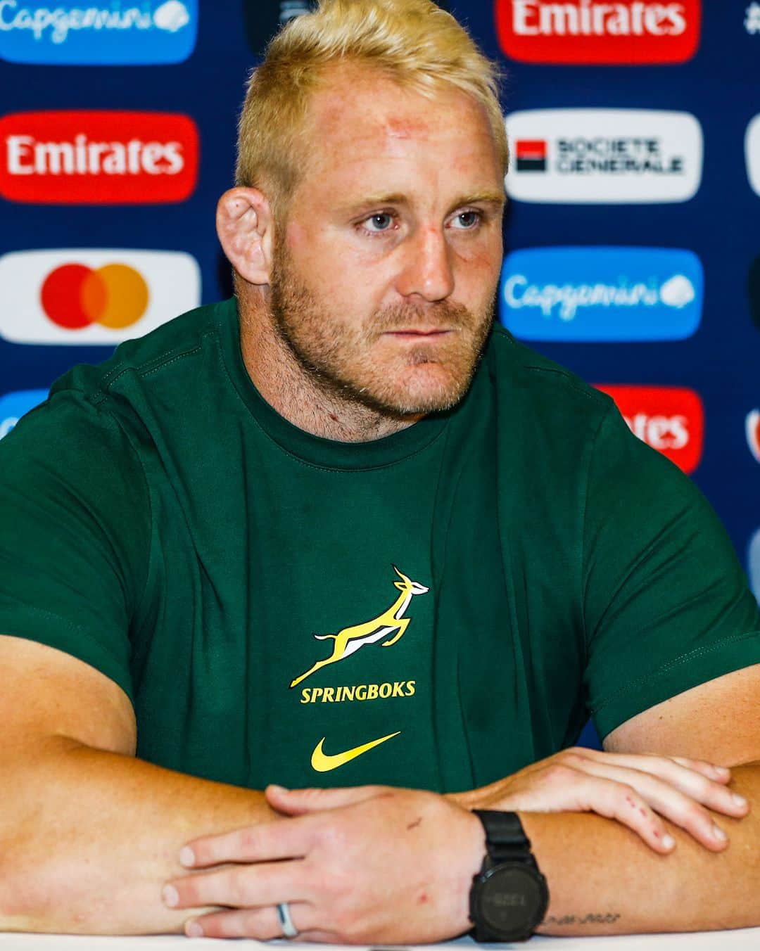 ラグビー南アフリカ代表さんのインスタグラム写真 - (ラグビー南アフリカ代表Instagram)「It doesn't get more serious than knockout rugby 🎤 #Springboks #StrongerTogether #RWC2023」10月20日 3時00分 - bokrugby