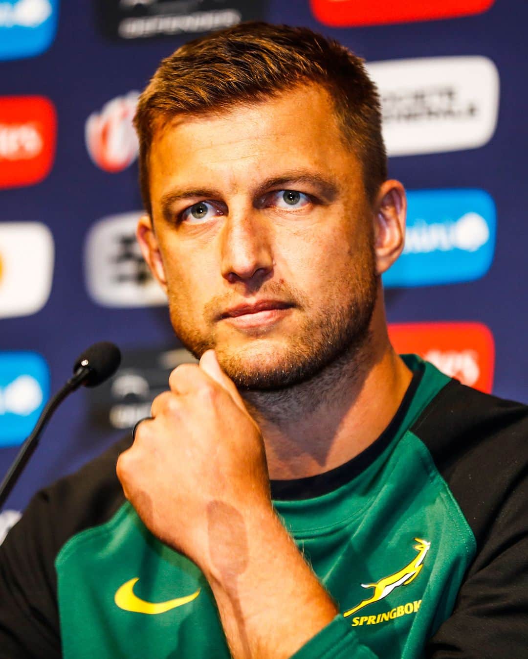 のインスタグラム：「It doesn't get more serious than knockout rugby 🎤 #Springboks #StrongerTogether #RWC2023」
