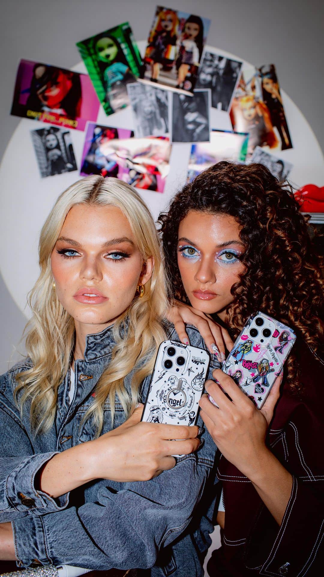 VELVETCAVIARのインスタグラム：「A closer look at the Bratz Rock Angelz x Velvet Caviar capsule collection 💋⛓️ Which case is your favorite?」