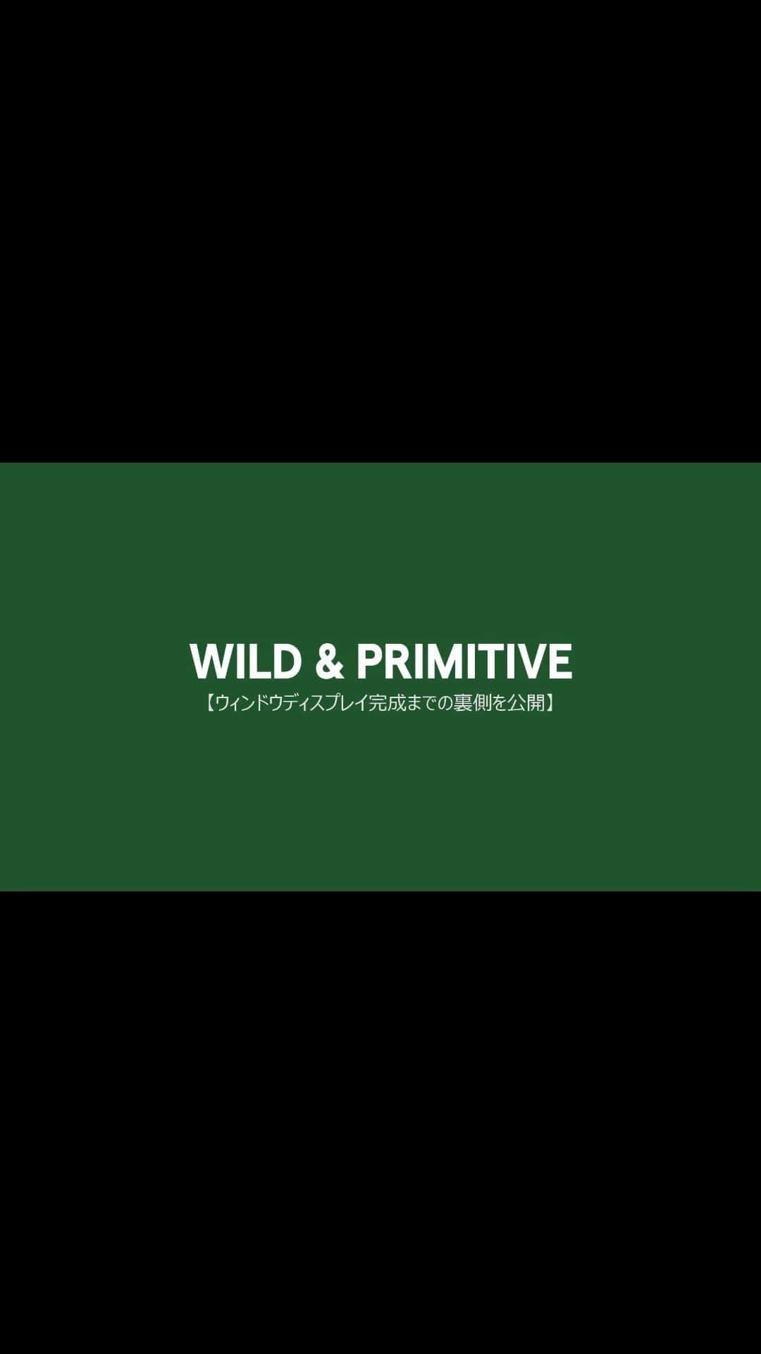 のインスタグラム：「【ルミネのウィンドウディスプレイに注目！】  『Wild & primitive 自然が教えてくれること』をテーマに、FRaUがルミネとタッグを組んで完成したウィンドウディスプレイ。  現在注目している「木」を使用した額縁に、美しい日本の自然を切り取った数々の写真が飾られています。  図面で描いていたものが、実際に形になるまで……。なかなか見ることのできない施工の様子を動画でお伝えします！　実際のディスプレイもぜひ店舗でご覧ください！  @lumine_official  #ルミネ #PR」
