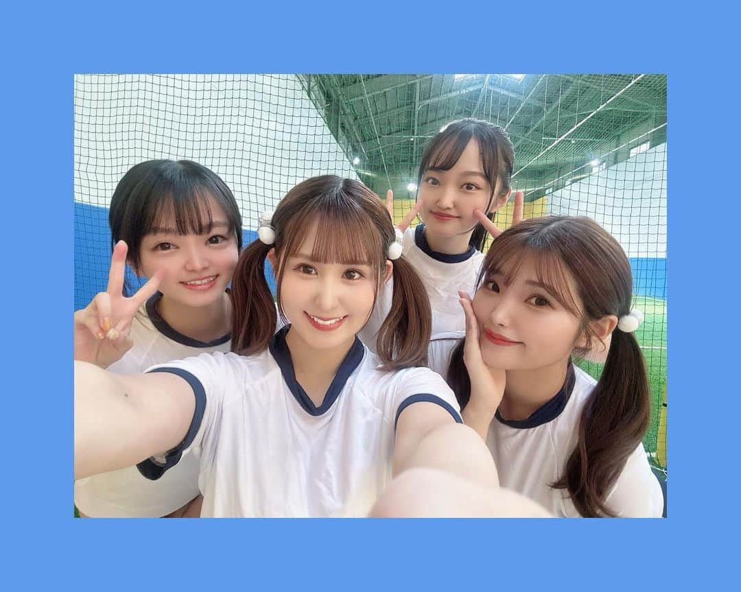 水沢まいのインスタグラム：「サンスポGoGoクイーン運動会 青組優勝🏆💙✨  応援ありがとうございました💖  みんなとの楽しい思い出がまたひとつ増えました🥰🌈  #体操服  #運動会」