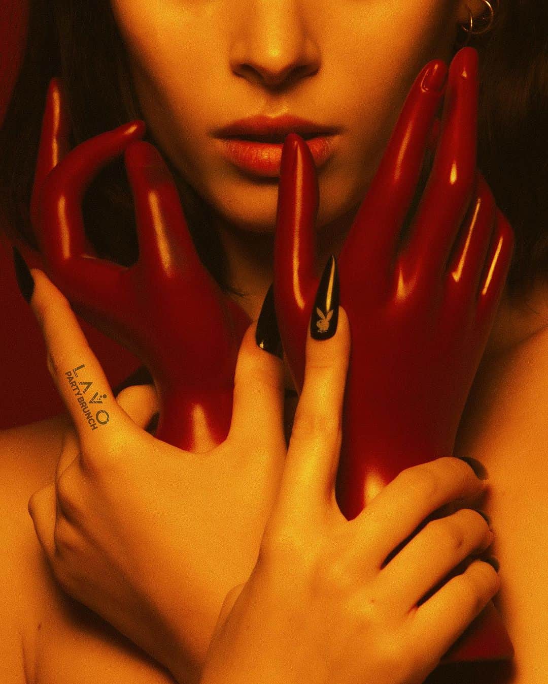 プレイボーイのインスタグラム：「@Playboy is looking for the next era of Bunnies to join them during Race Weekend in November. ✨ Come Play with us at @LAVOLV’s Halloween #LAVOPartyBrunch Saturday, Oct. 28th - costumes encouraged! 🎉🥞🍩  For more details, tap the link in @LavoLV’s bio. 🥂」