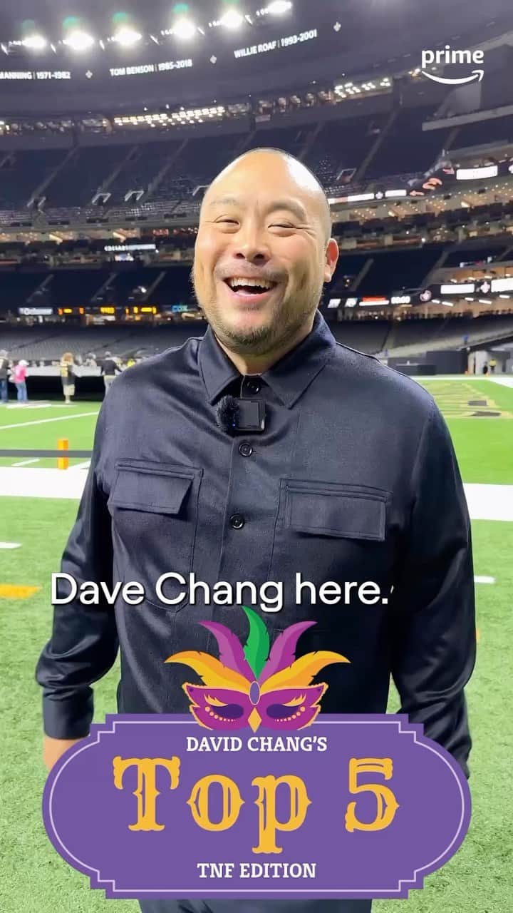 デイビット・チャンのインスタグラム：「Our @davidchang ranks NFL food cities and snacks How did he do? 🤔」