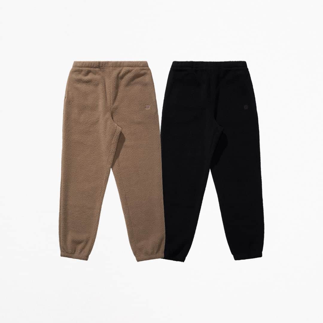 UNDFTDのインスタグラム：「A detailed look into UNDEFEATED FALL 23 - Drop 6  The UNDEFEATED Sherpa Pant is crafted from 100% polyester sherpa material and features an adjustable waistband, an embroidered ‘5-strike’ icon on the left leg and a flag label on the back right pocket. Available in Taupe and Black.  Available Friday, 10/20 exclusively at all UNDEFEATED Chapter Stores and Undefeated.com」
