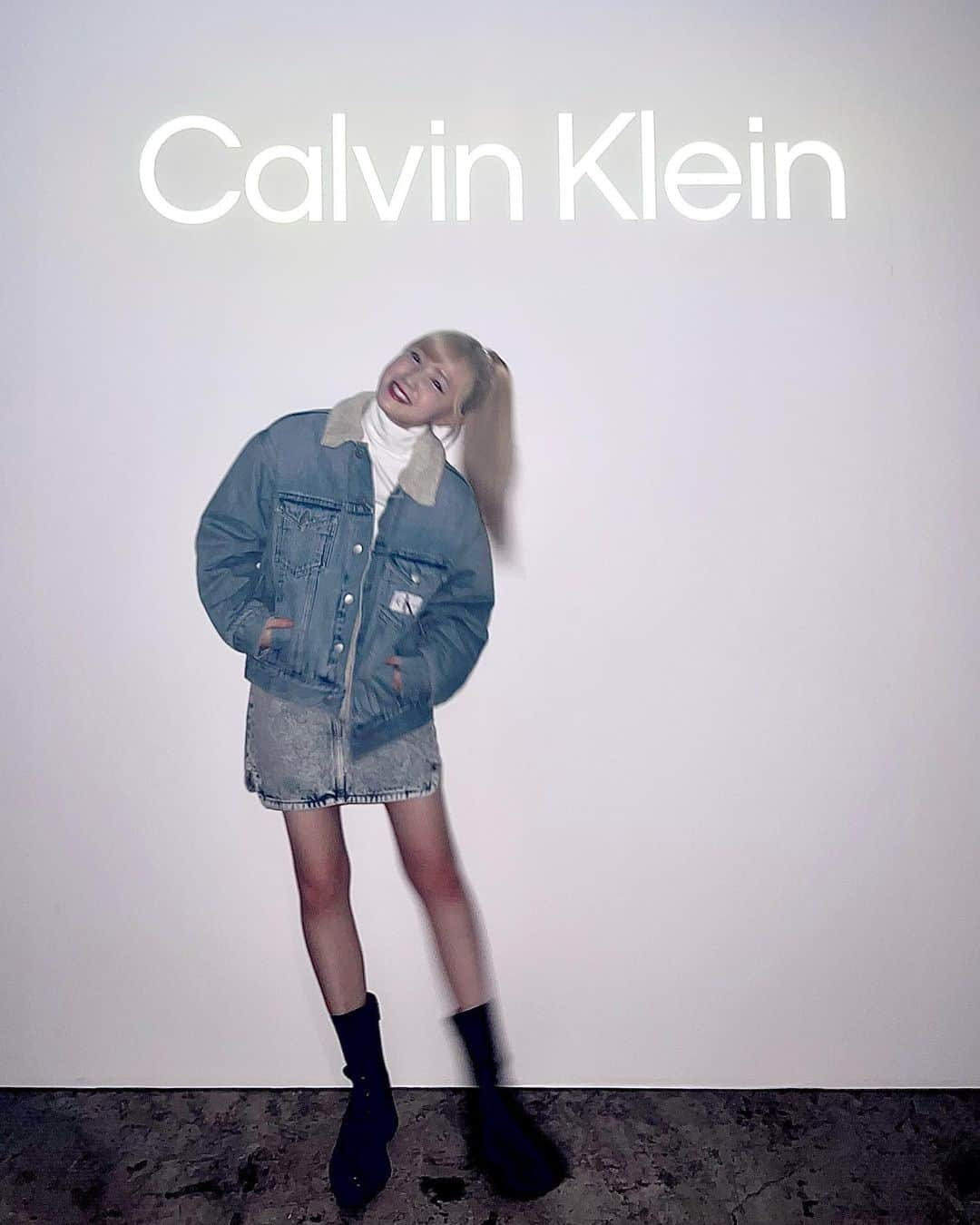 本田仁美のインスタグラム：「.  Calvin Klein Global Event in TOKYO  ｰWhere MUSIC meets  Fashion–  デニムのセットアップ とっても可愛かったです👖🤍  @calvinklein  #CalvinKlein #PR」