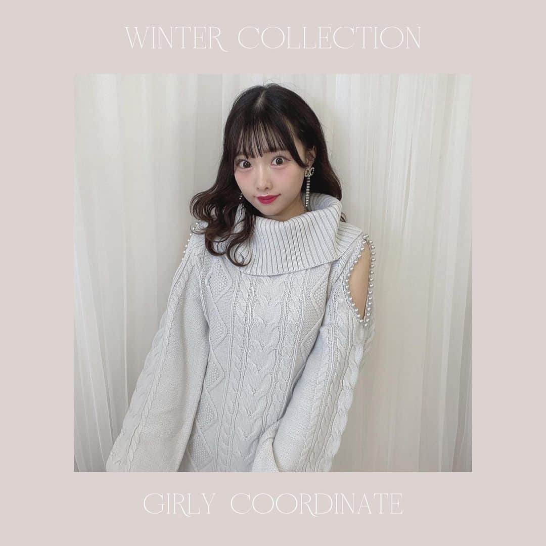 evelynさんのインスタグラム写真 - (evelynInstagram)「winter collection staff coordinate♡ ㅤㅤㅤㅤㅤㅤㅤㅤㅤㅤㅤㅤㅤ #パールショルダーニットOP ¥8,500 【OW/PI/IGY】 ㅤㅤㅤㅤㅤㅤㅤㅤㅤㅤㅤㅤㅤ #evelyn #エブリン」10月20日 9時17分 - evelyn.official