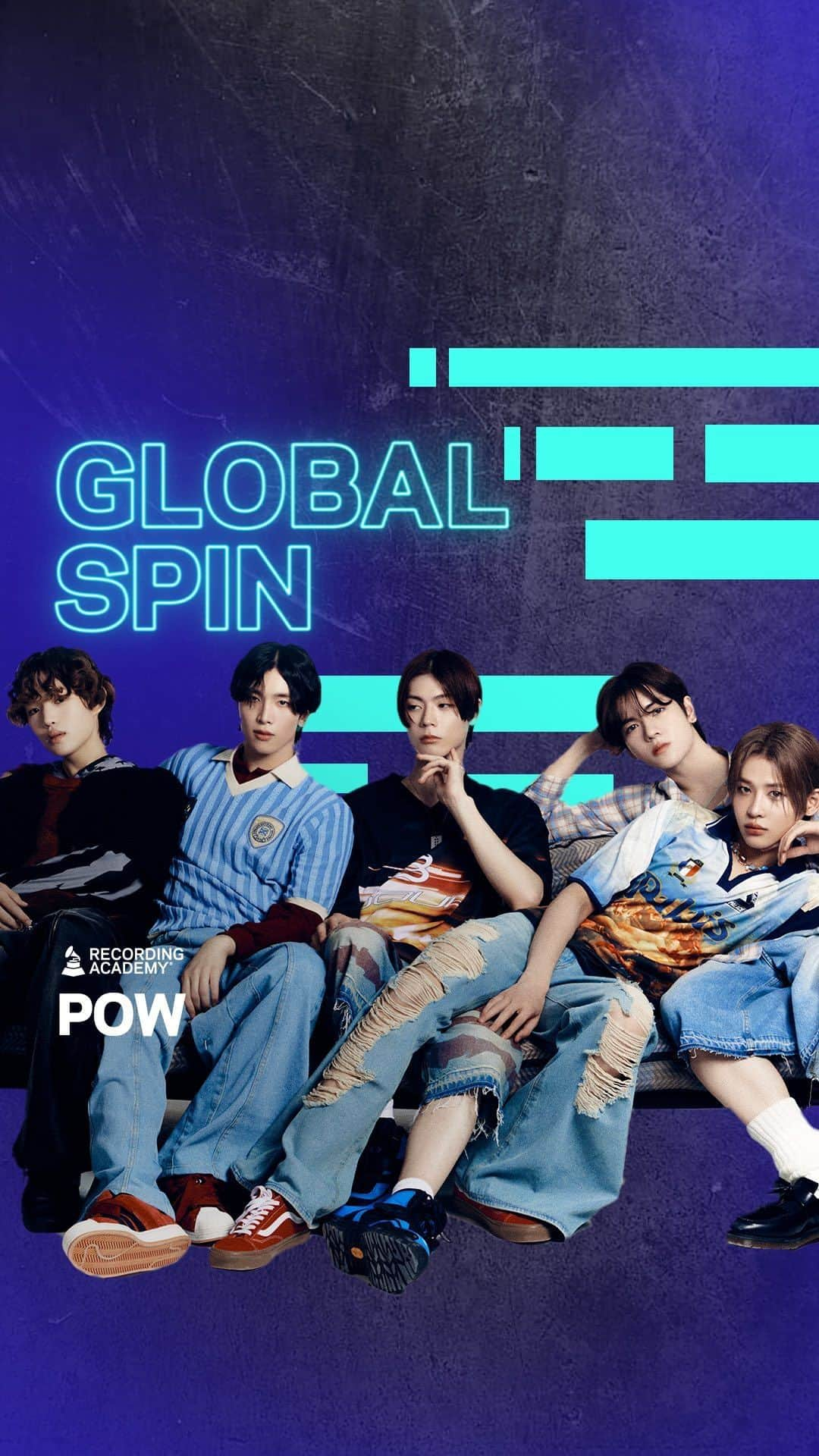 The GRAMMYsのインスタグラム：「#GlobalSpin 🌏 Just after making their official debut on Oct. 11, K-pop quintet #POW deliver their first performance of “Dazzling,” an easygoing love song from their first EP, ‘Favorite.’」