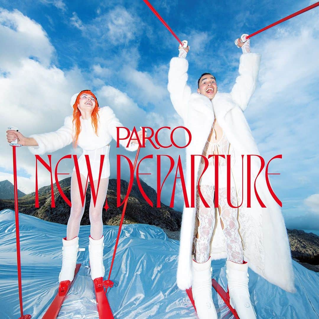 福岡パルコのインスタグラム：「PARCO 2023 AW SEASON /WINTER  ----------------------------  NEW DEPARTURE  季節の美しさを謳歌するトンボ。 生きるために働きつづけるアリ。 二人は出会い、新しい世界に旅立ちます。 四季を通して紡がれるのは、 窮屈さを乗りこえ、新しい道をさがす物語。 わかり合い、与え合うことで見つかる、美しい世界。 そこで出会う刺激とインスピレーションが、 人生にみずみずしく彩りをそえる。 いま、新しい出発を祝福しよう。  ----------------------  パルコの 2023 年 AW シーズン広告 WINTER が 10 月 20 日（金）公開されました。  クリエイティブディレクターには、2023SS Dior キャンペーンムービー『a baroque dream』や Harry Styles 『As It Was』の MV を手掛けた気鋭映像監督 Tanu Muino（タヌ・ムイノ）を SS シーズンに引き続き起用しています。  2023 年シーズン広告で描かれるのは、『トンボとアリ』*（*『アリとキリギリス』のウクライナ版）をモチーフに、春夏秋冬４つの季節を通して紡ぐ物語です。  1 月に公開された SS シーズン広告では美しい自然とモダンな建造物の中で季節を謳歌するキャラクターたちの姿が、今回公開された AW シーズン広告では、ひとりぼっちになったトンボがアリと出会い、互いに持っていなかったものを与え合い、新しい世界に飛び出す姿が描かれており、SS・AW を通して約 5 分間の一つの物語が完結しました。  さらに広告内の衣裳では、VELDON SALIM（ヴェルドン サリム）や IBRAHIMA GUEYE（イブラヒマ ゲイエ）など、世界的に注目を集めるアップカミングなブランドを使用。パリ、ロンドンからウクライナ、ジャカルタ、セネガルまで様々なルーツを持つファッションが物語を鮮やかに彩ります。また 2023 年のトレンドファッションであるシアー素材を用いたセンシュアリティスタイルや、トレンドカラーのチョコレートブラウン、レッドなどを取り入れ、ファッションの楽しさを表現しました。  https://parco.jp/style/」