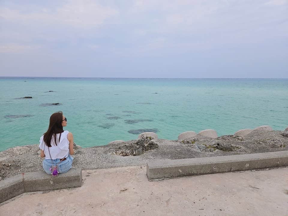 大島麻衣のインスタグラム：「day off🏝️ free timeに宮古島をdrive🚗 本当に本当に癒された♡」