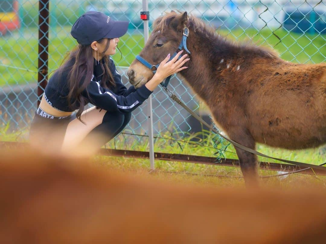 沢すみれのインスタグラム：「#SUPERGT Rd.7  AUTOPOLIS GT 450km RACE🐴  今年もかわいかった😌」